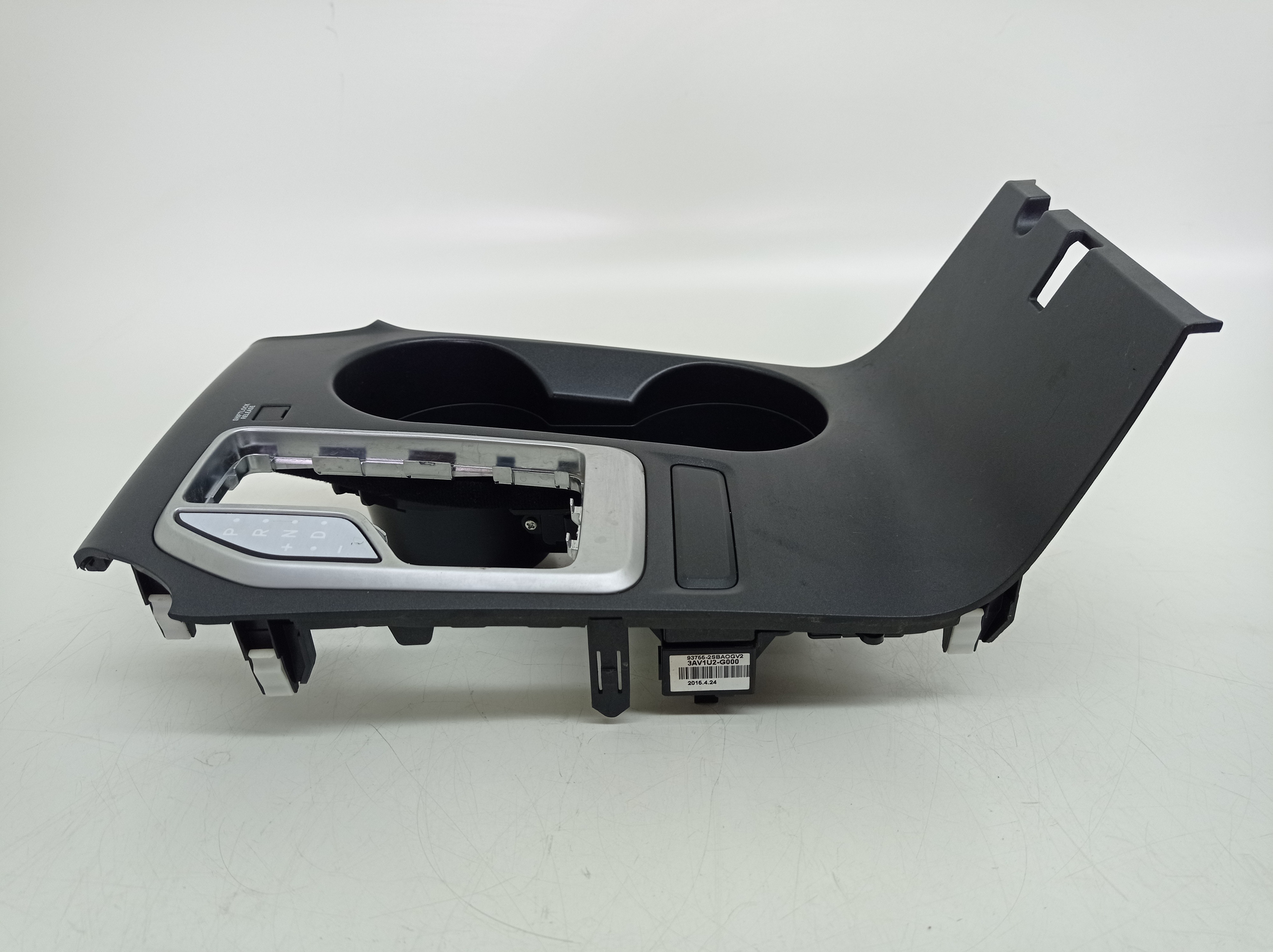 Moldura Trambulador E Porta Copos Hyundai Ix35 2016 Preto 3