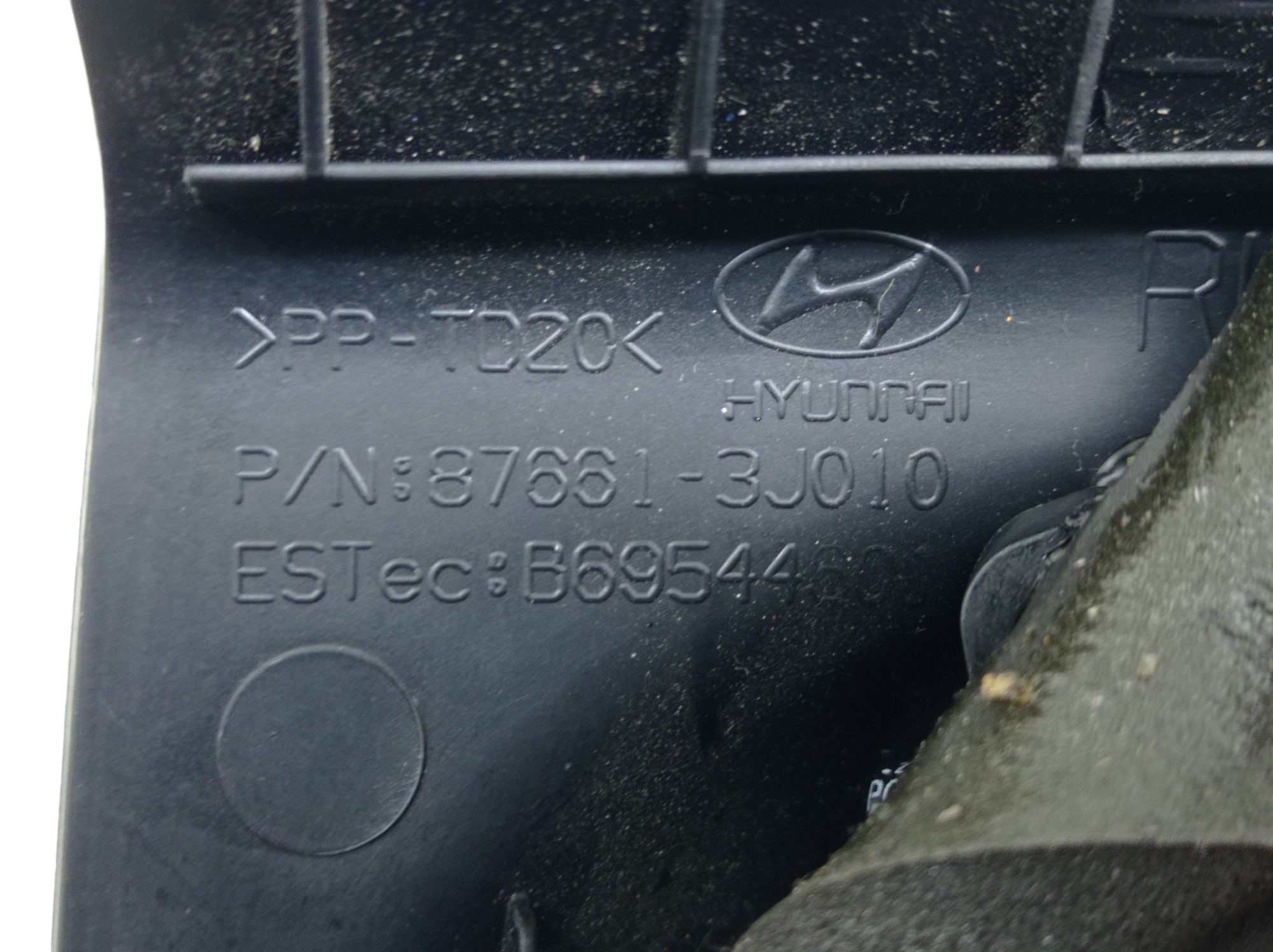 Acabamento Interno Retrovisor Direito Hyundai Vera Cruz 2010 – Preto 6