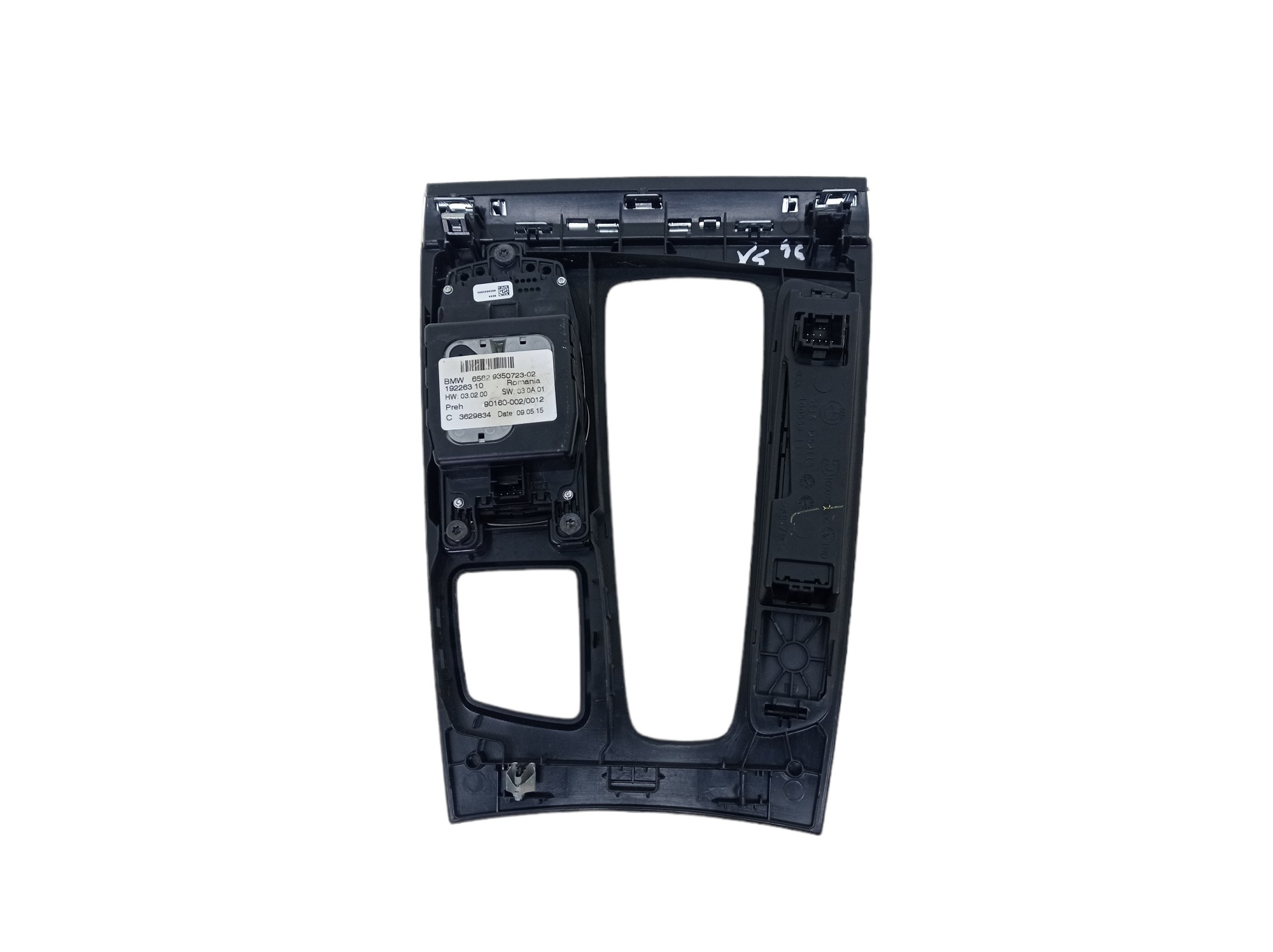 Moldura Console Com Botao Idrive Multimidia Bmw X5 2016 6