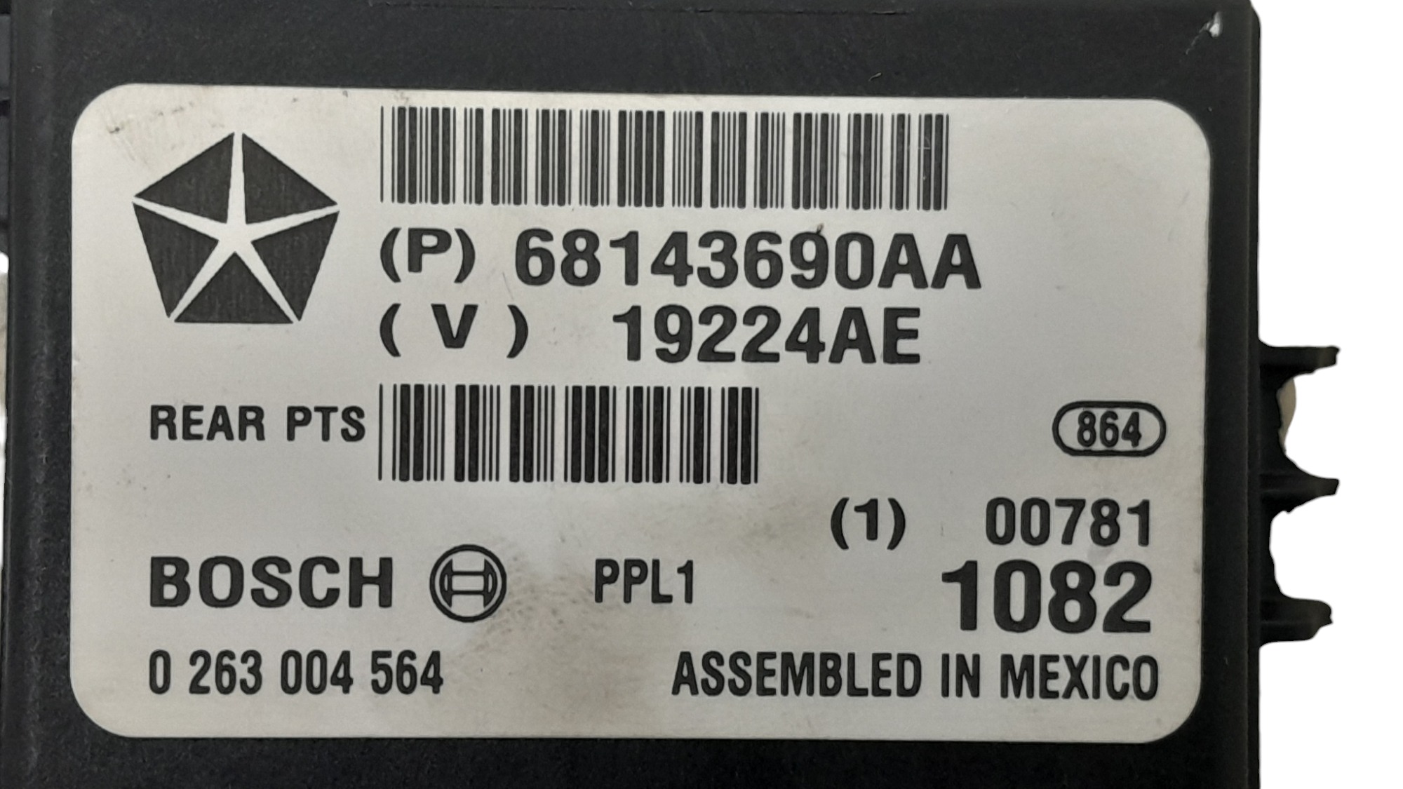 Modulo Estacionamento Jeep Cherokee Sport 2012 Preto 7