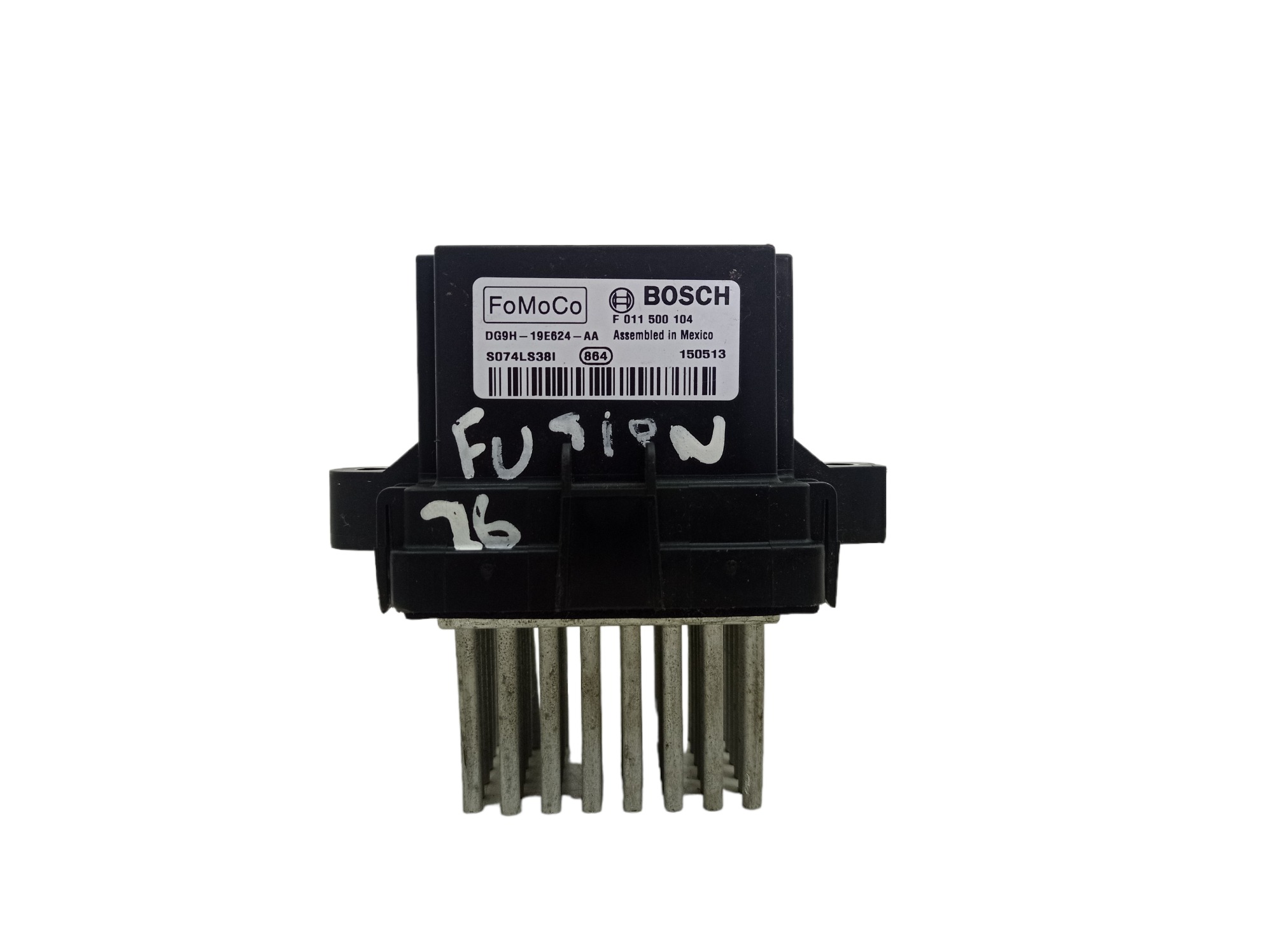 Resistencia Caixa De Ar Interna Ford Fusion Titanium 2016