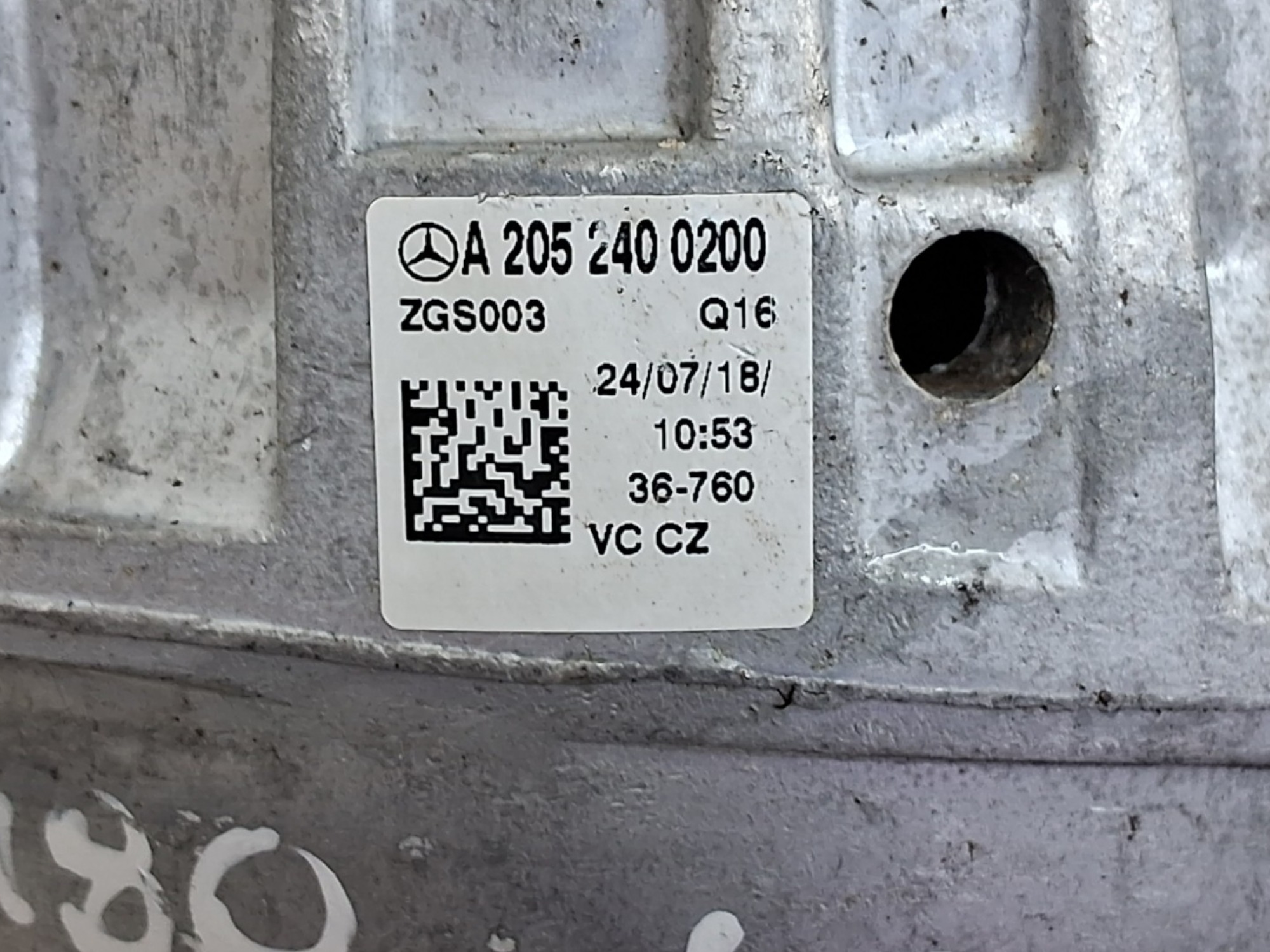 Coxim Motor Esquerdo Mercedes C180 1.6 16v Turbo 2018 6