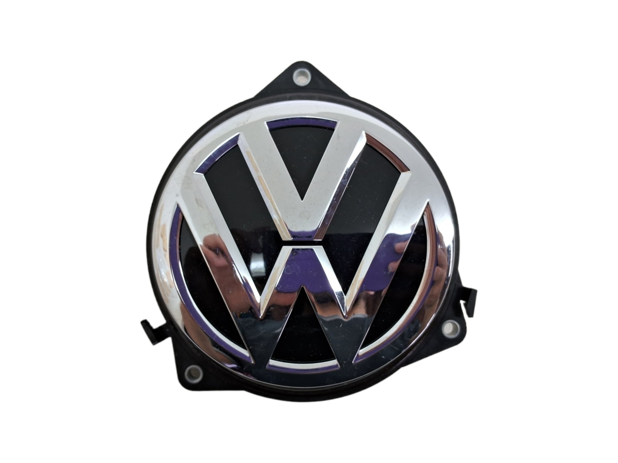 Maçaneta Externa Tampa Traseira Volkswagen Fox Connect 2019 Preto E Cromado Traseira 1