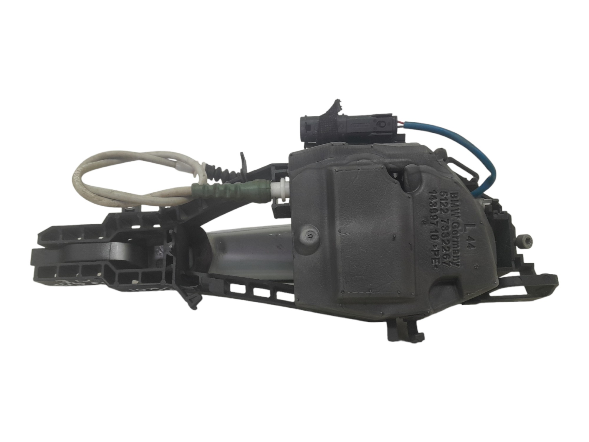 Macaneta Externa Porta Traseira Esquerda Bmw 320i 2.0 2013  Prata Traseira 5