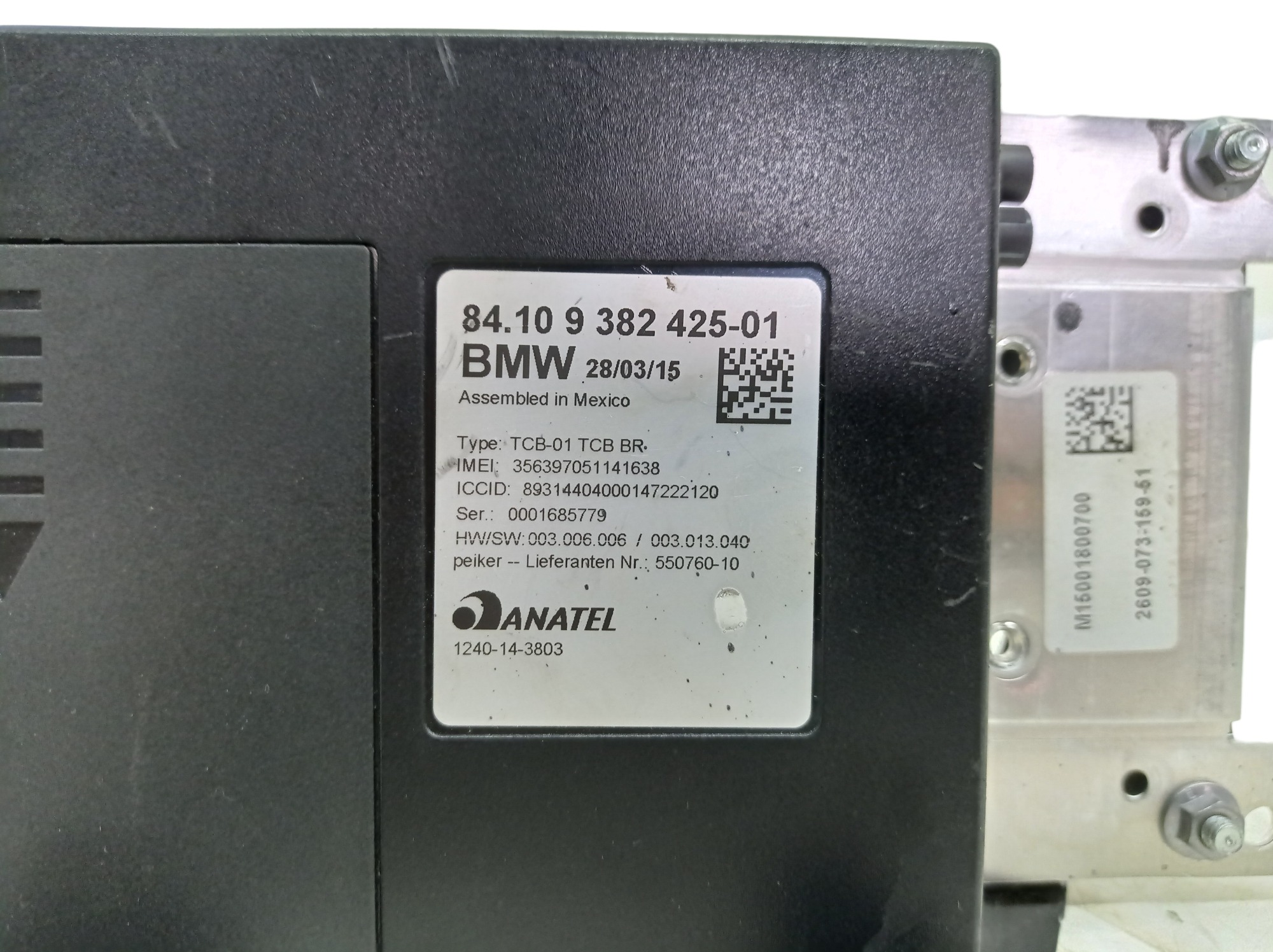 Modulo Comando Telematica Bmw X5 4.4 V8 2016 7