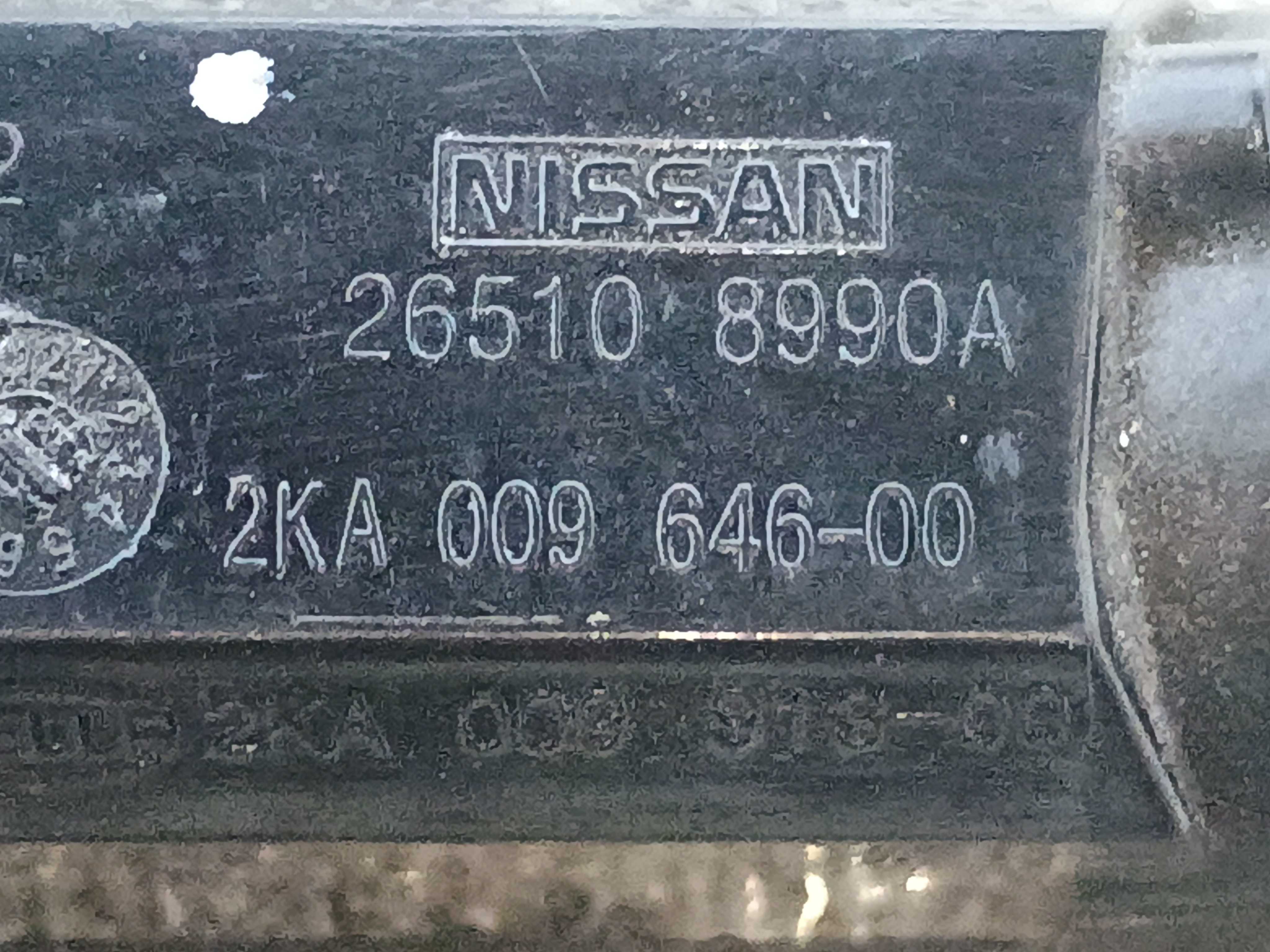 Luz De Placa Nissan Kicks S 1.6 2019 2020 4