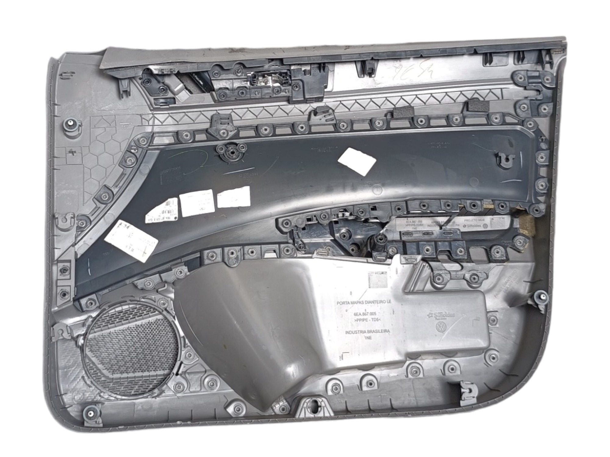 Forro Porta Dianteira Esquerda Vw Virtus 1.0 2018 6ea867005 Cinza 2