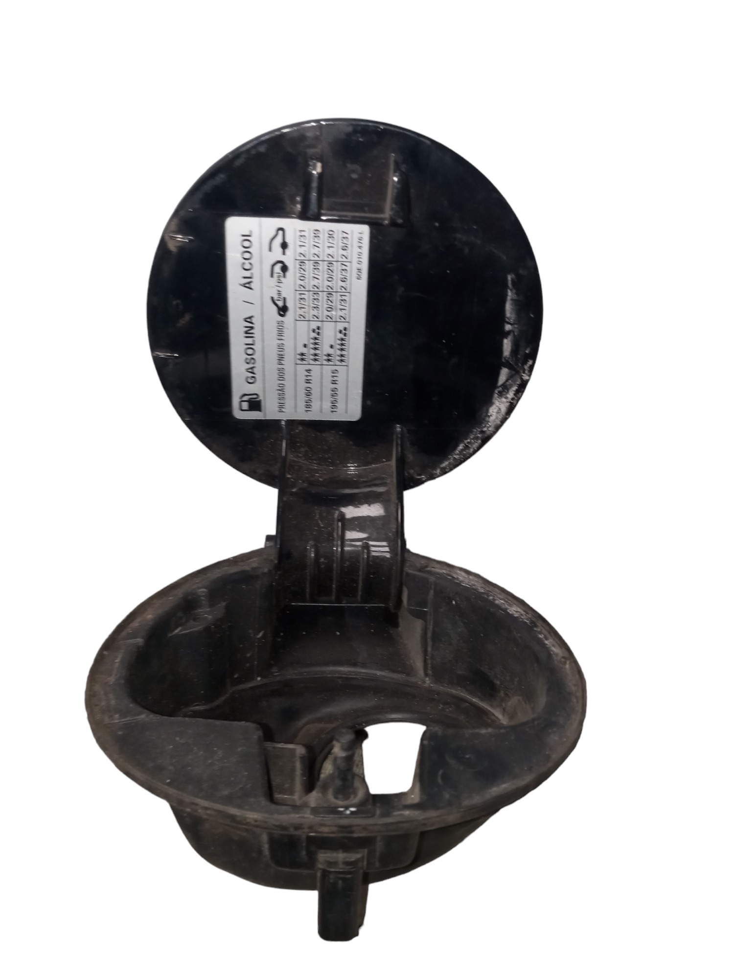 Tampa Portinhola Tanque Combustivel Volkswagen Polo 1.6 2005 Preta 2005 2