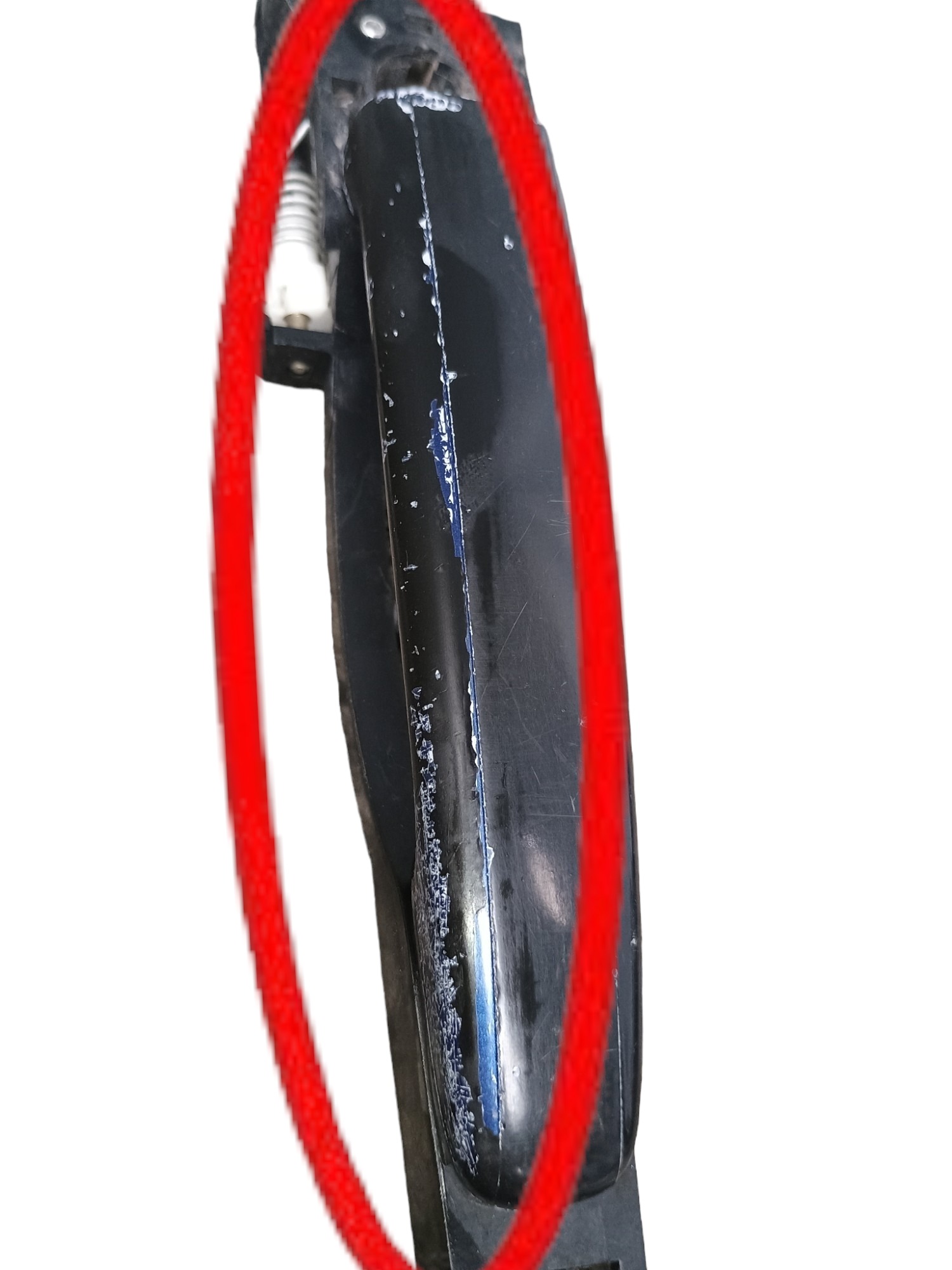 Maçaneta Externa Porta Tras Esq Peugeot 307 2004 C/detalhes Preto Traseira 4