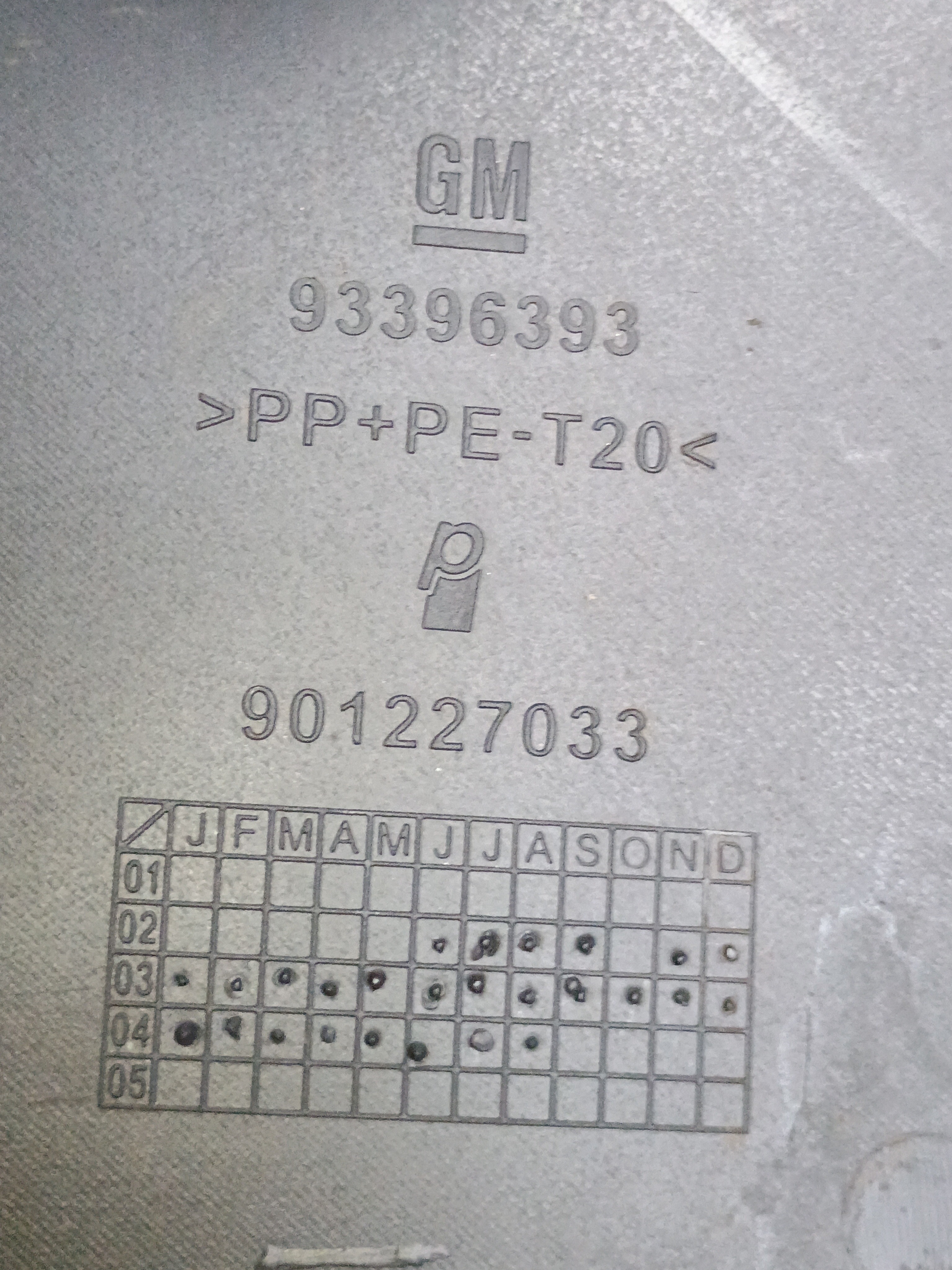 Moldura Console Lado Esquerdo Gm Meriva 1.8 2005 93396393 3