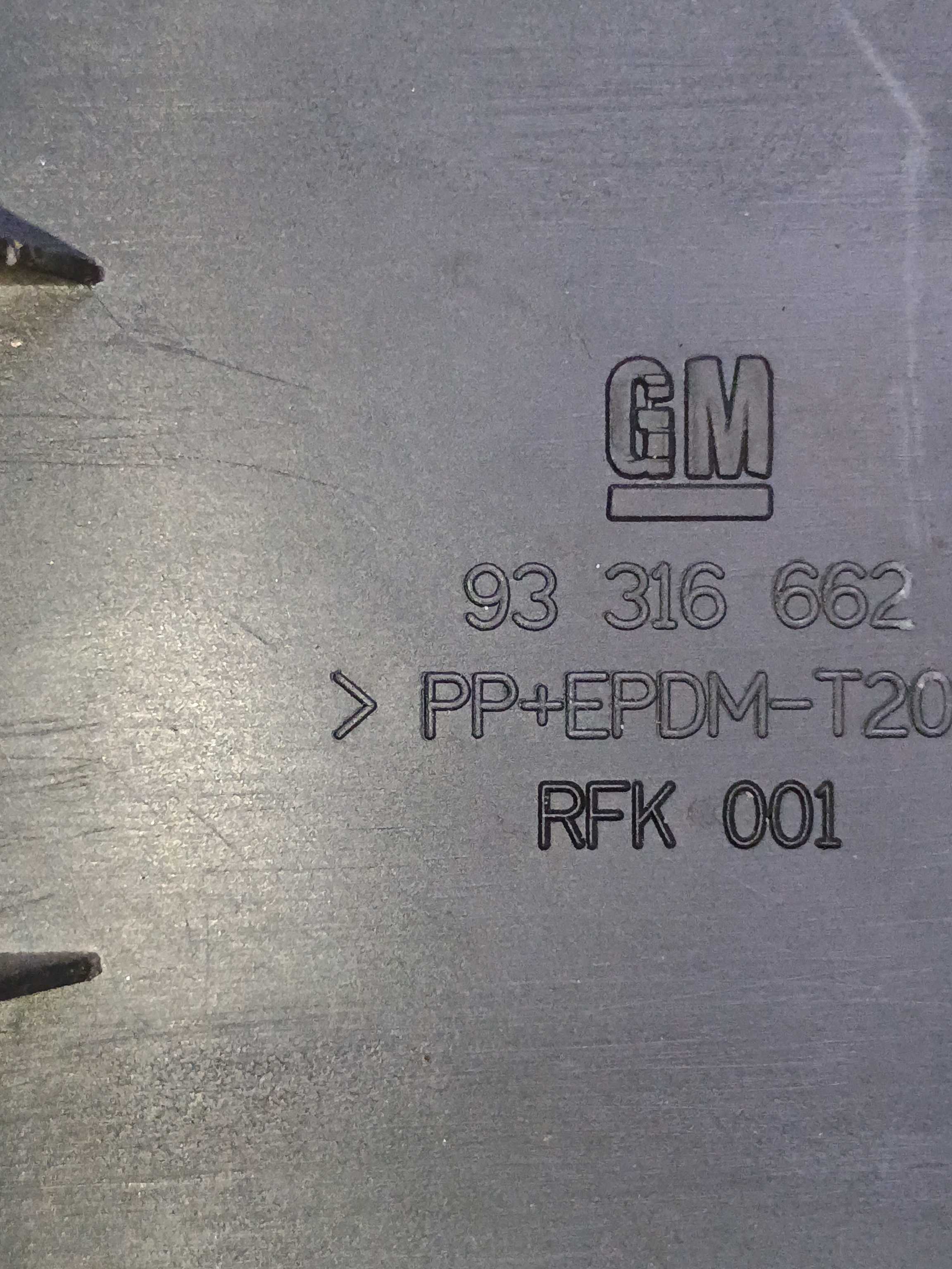 Tampa Cinzeiro Gm Meriva 1.8 2005 93316662 3
