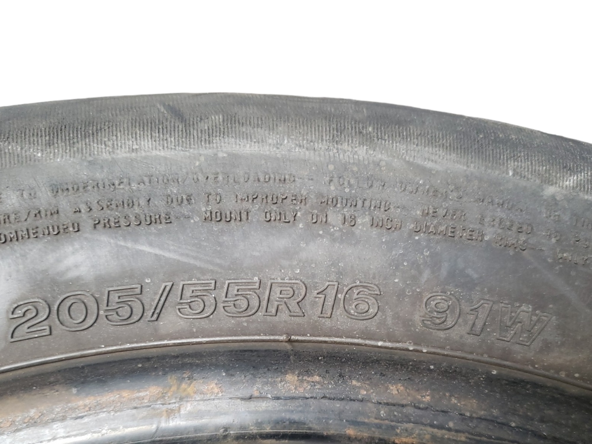 Pneu Usado 205 55 R16 Bridgestone 3