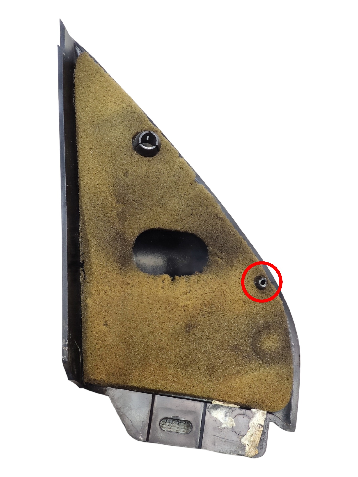 Moldura Interna Retrovisor Direito Vw Gol 2001 Com Detalhe 2