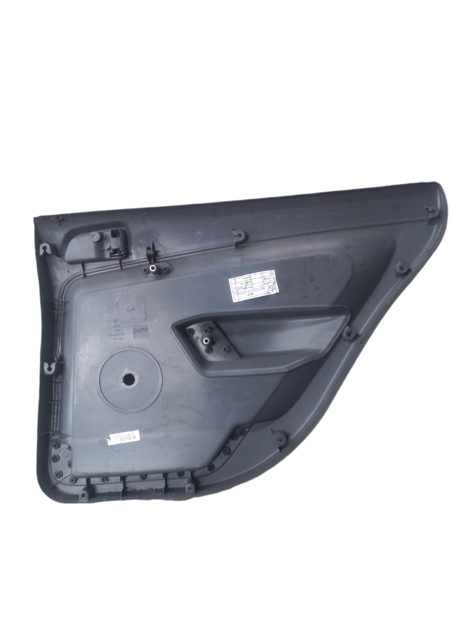 Forro De Porta Traseiro Esquerdo Vw Parati 2009 5w4867211 2