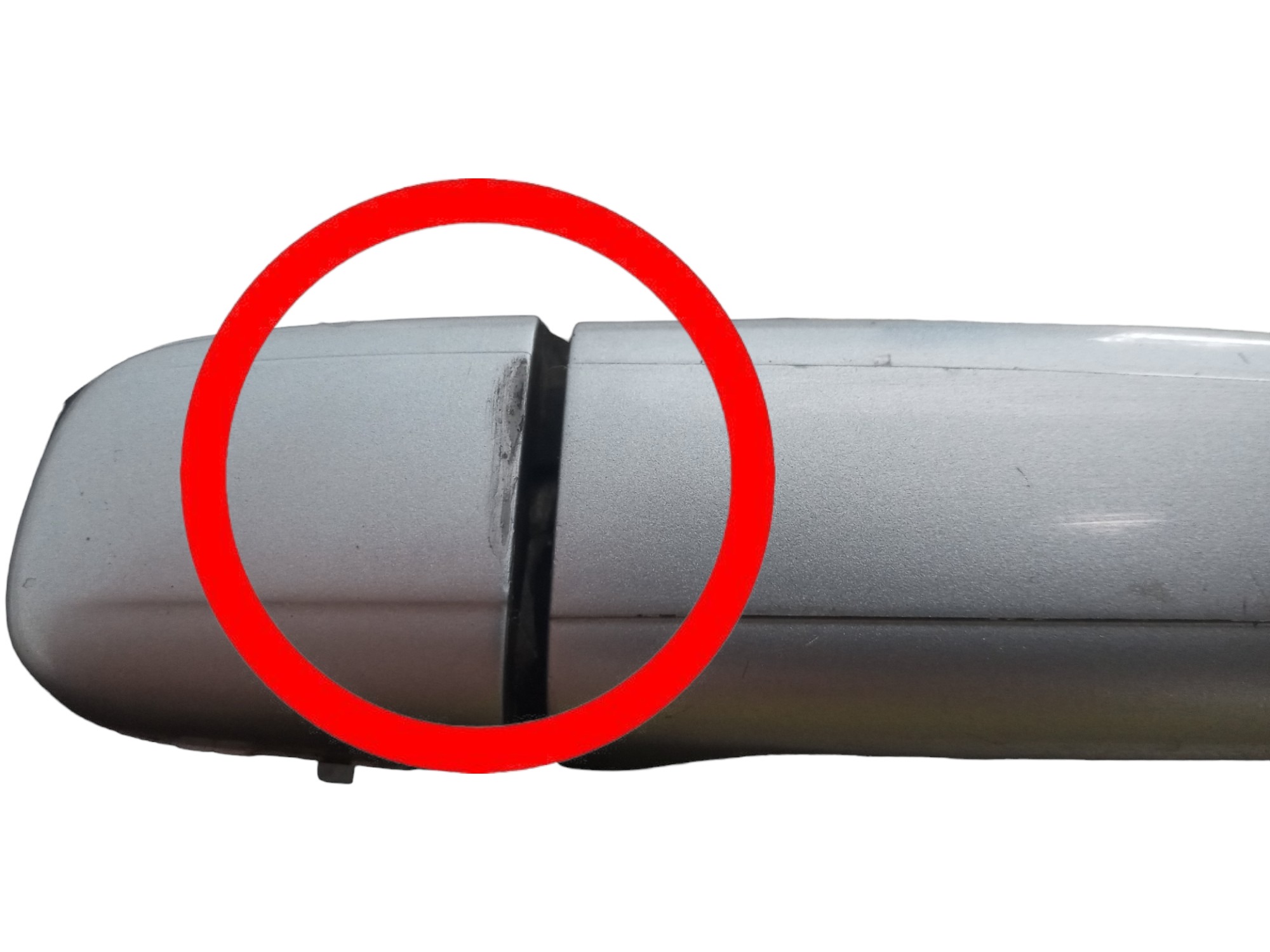 Maçaneta Ext Tras Esq Citroen C3 Excl 1.6 16v 2004 C/detalhe Prata Traseira 4