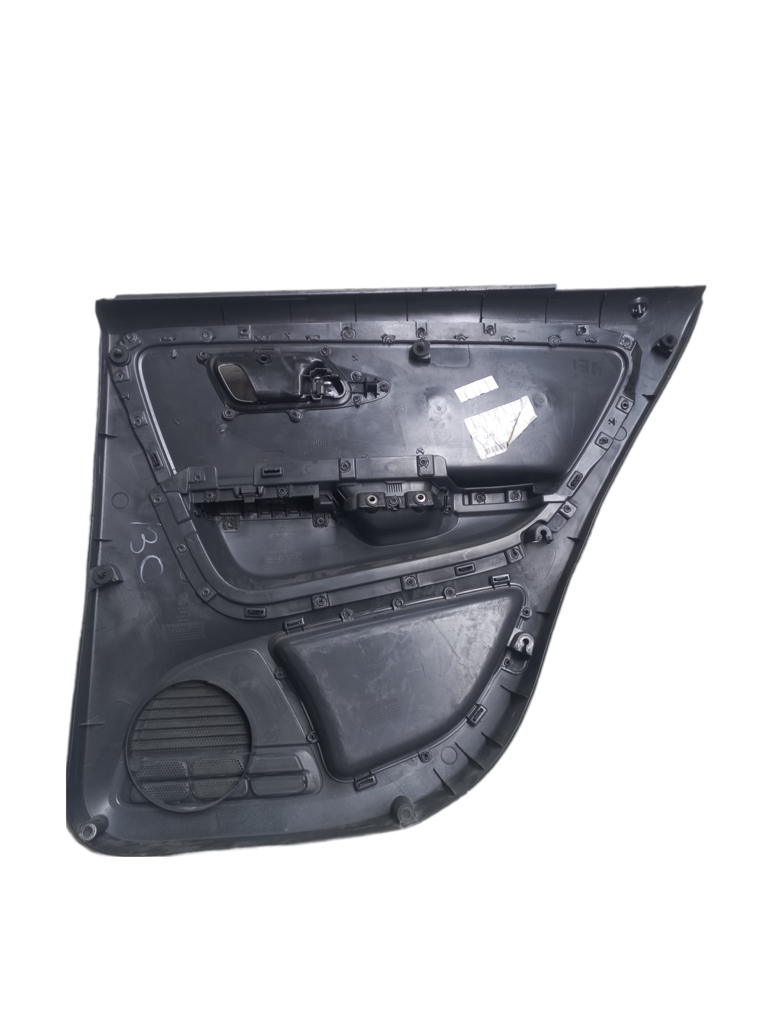 Forro De Porta Traseiro Esquerdo Crossfox 2011 5z4867211 Preto 4