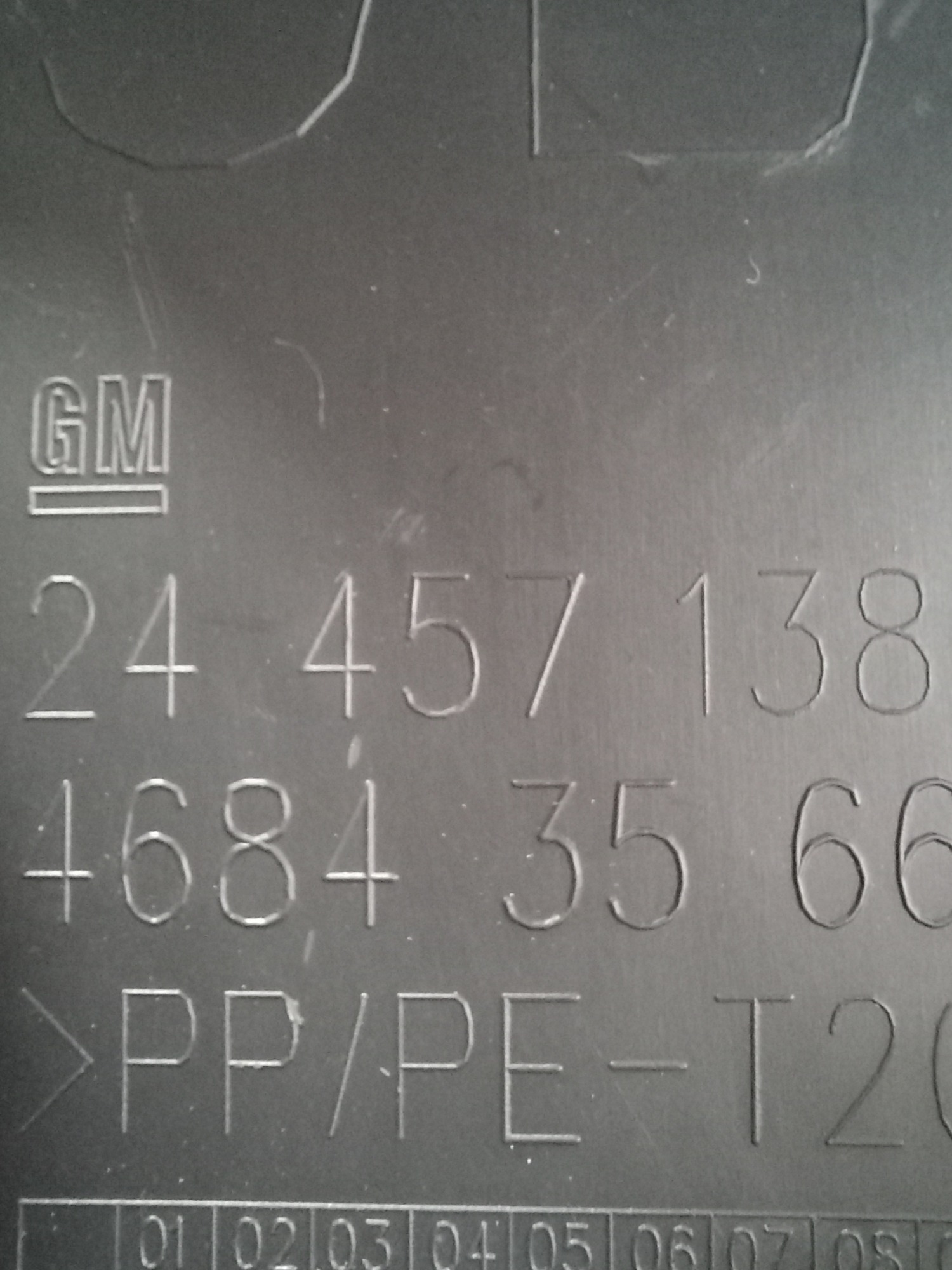 Moldura Int Retrovisor Dir Corsa Hatch Maxx 2008 24457138 3