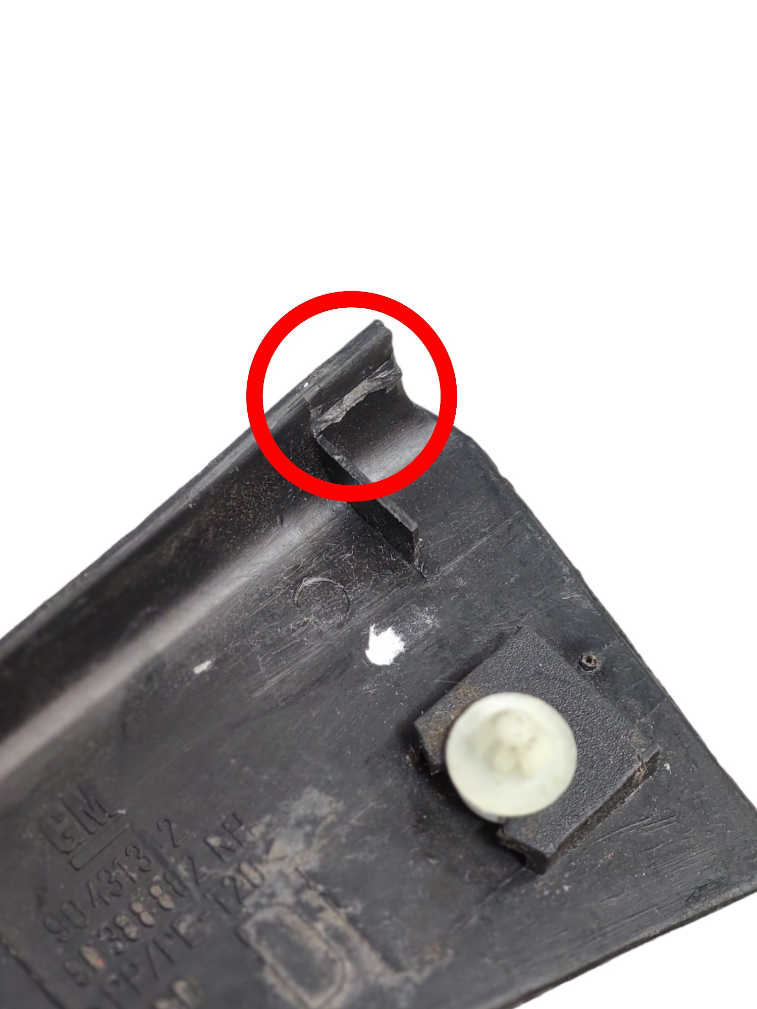 Moldura Interna Porta Tras Direita Gm Corsa 1998 90431342 3