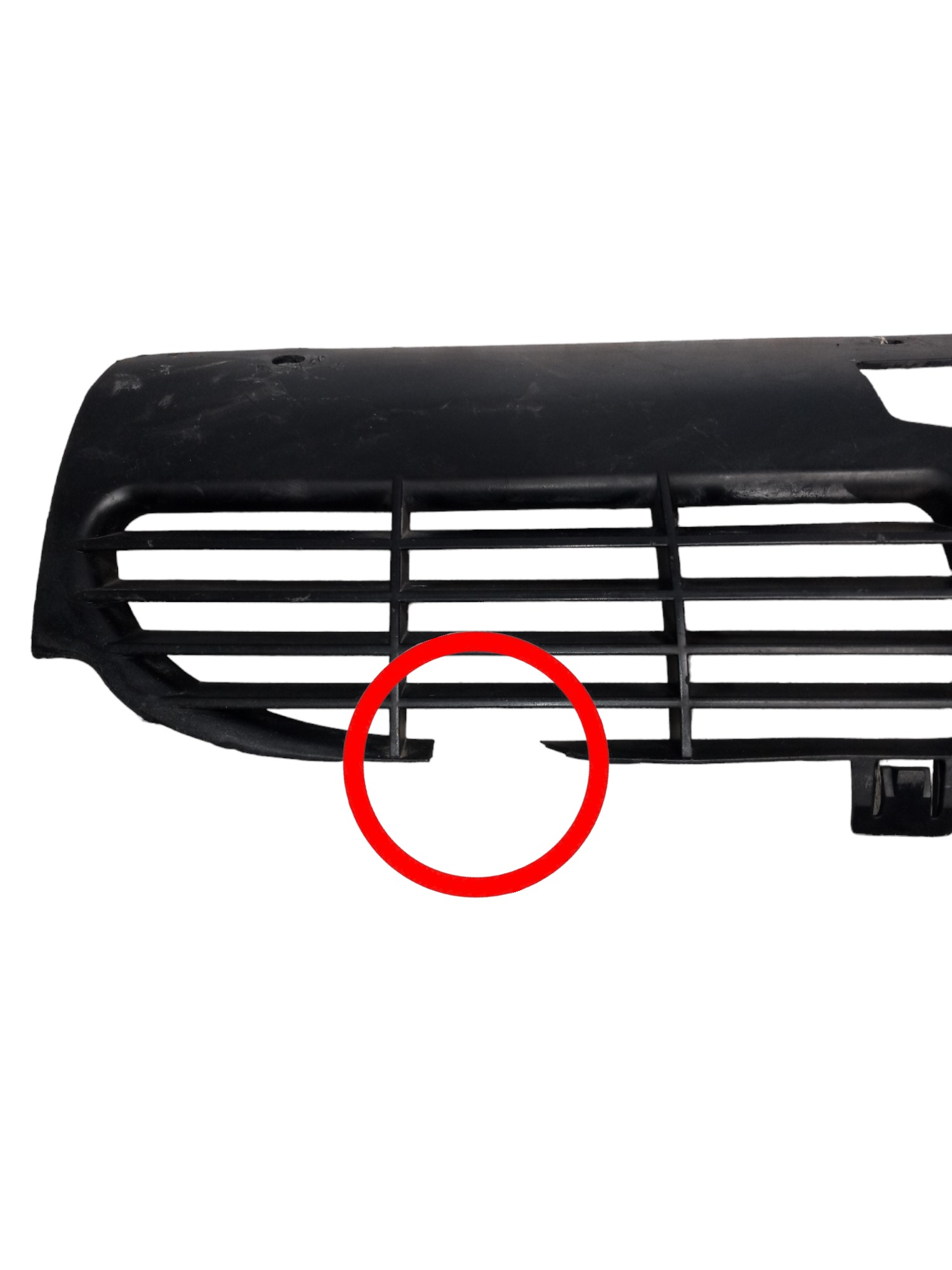 Grade Superior Parachoque 206 Peugeot 1.4 2004 Com Detalhe Preto 4