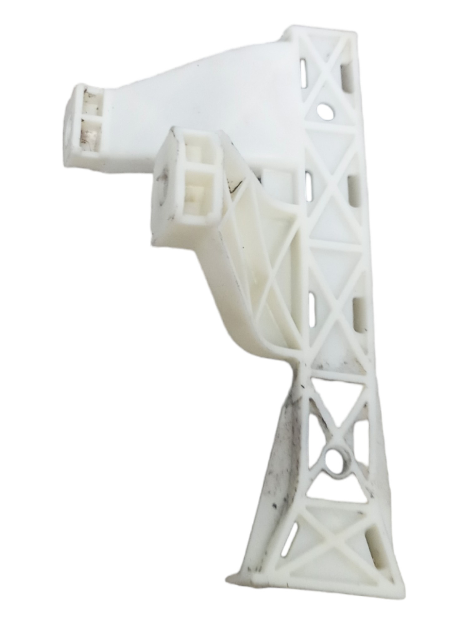 Guia Vidro Porta Tras Esq Citroen C3 2004 Branco 3