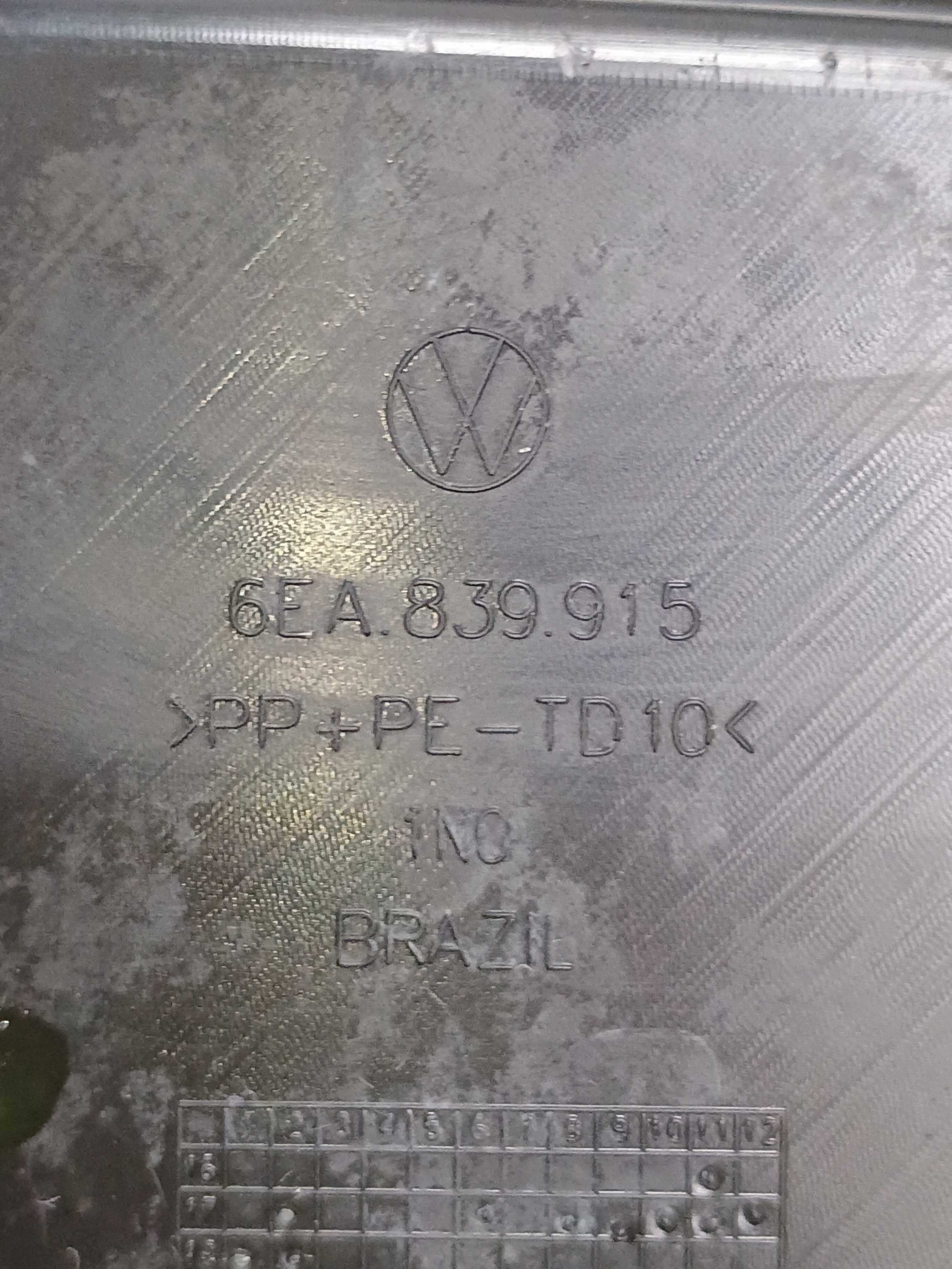 Acab. Forro Porta Tras Esq Vw Virtus 1.0 12v 2018 6ea839915 3
