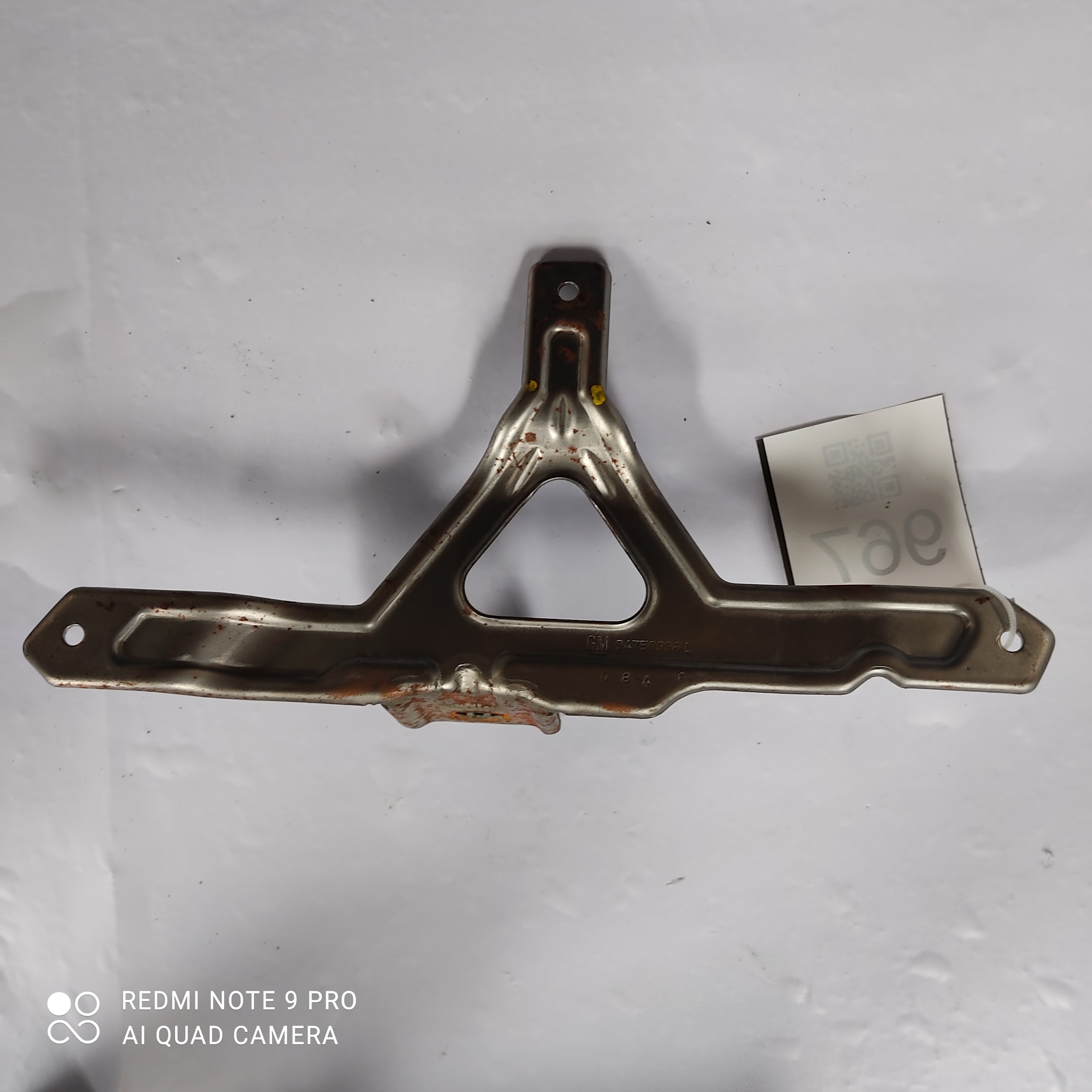 Suporte Forro Porta Traseira Esq. Prisma 2016 94750396l 2