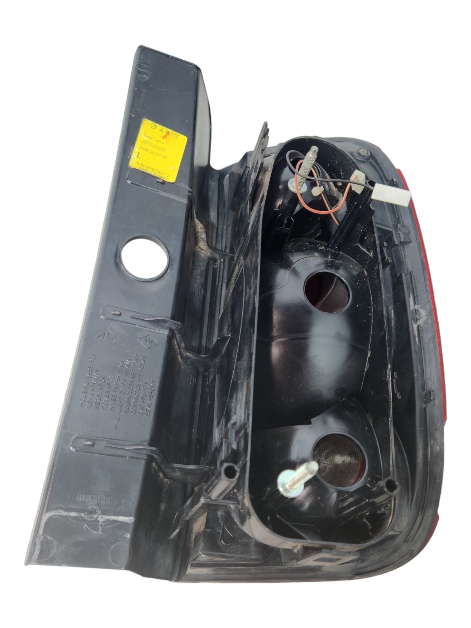 Lanterna Esquerda Renault Duster 2013 265550368r C Detalhe 5