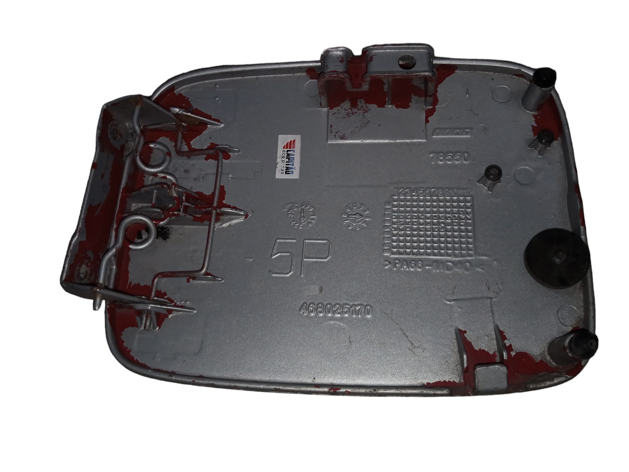 Tampa Portinhola Tanque Combustivel Fiat Palio 1.0 2004 Prata 2004 4