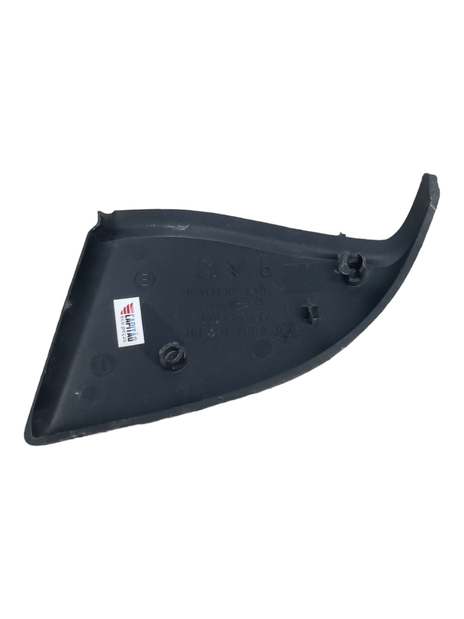 Moldura Interna Retrovisor Direito Citroën C3 1.6 2003 Preta 3