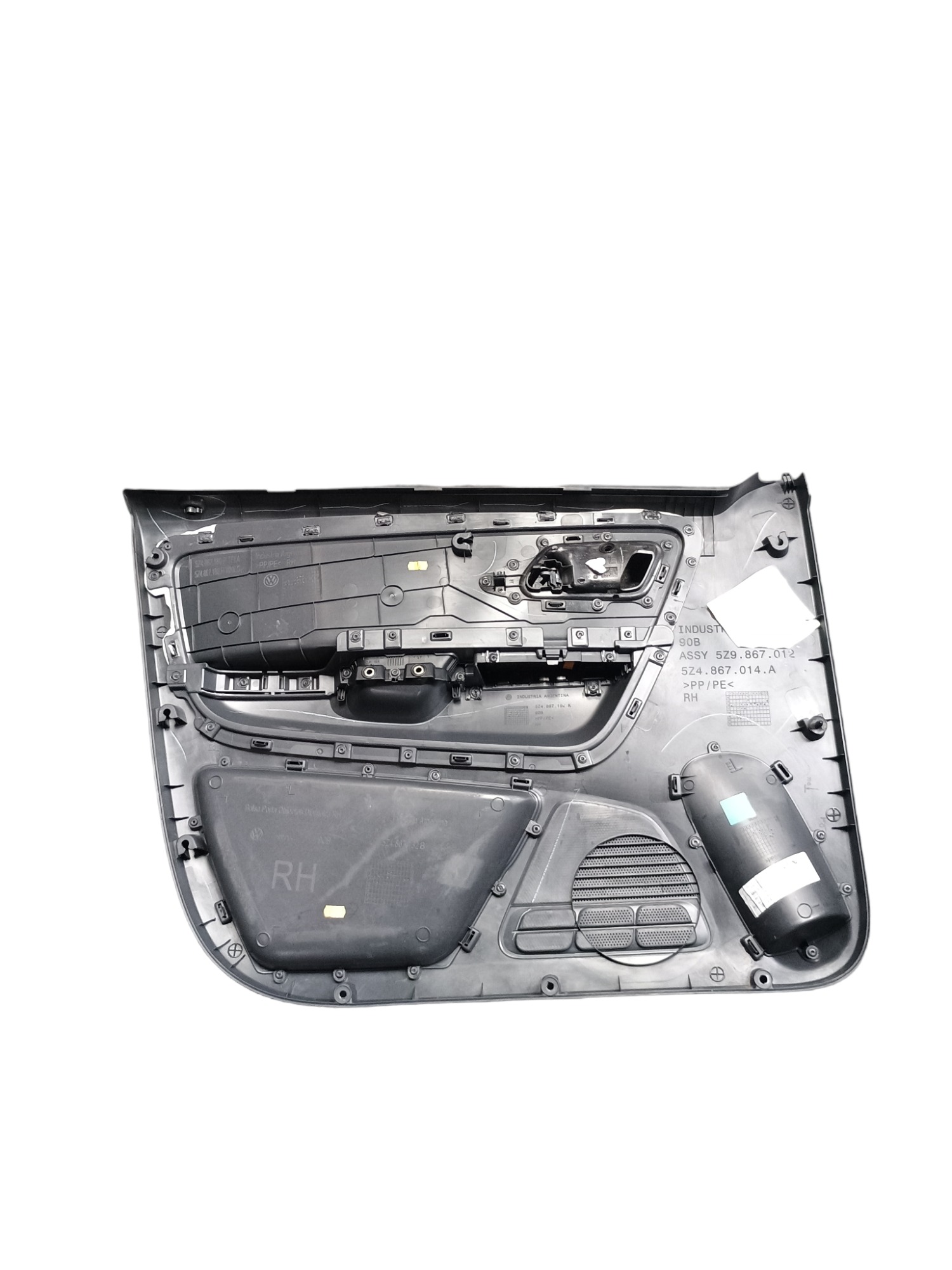 Forro Porta Dianteira Direita Vw Spacefox 2018 5z4867132d Preto 2