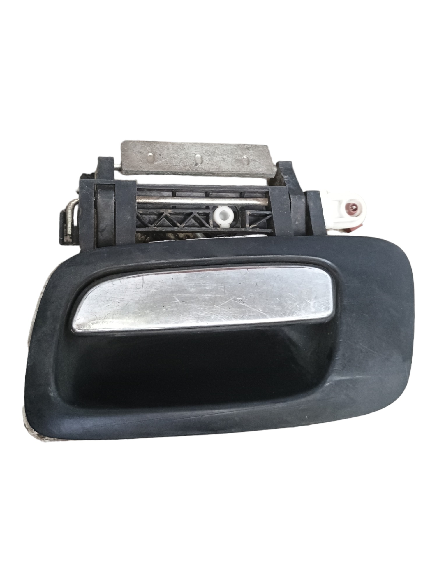 Maçaneta Externa Porta Traseira Esquerda Gm Astra 2000 Preto/prata Traseira