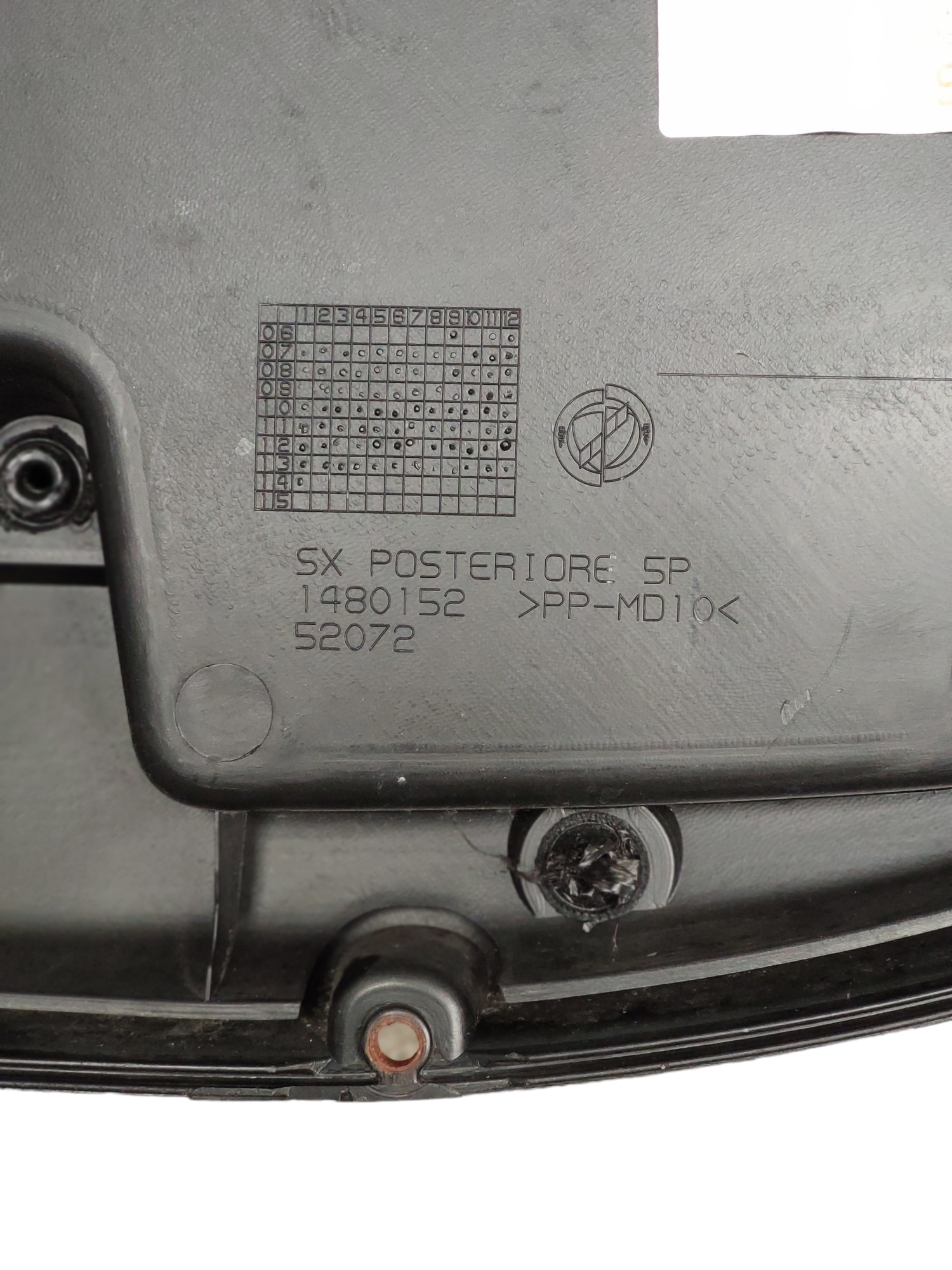 Forro Porta Traseira Esquerda Fiat Bravo 2012 A1 3