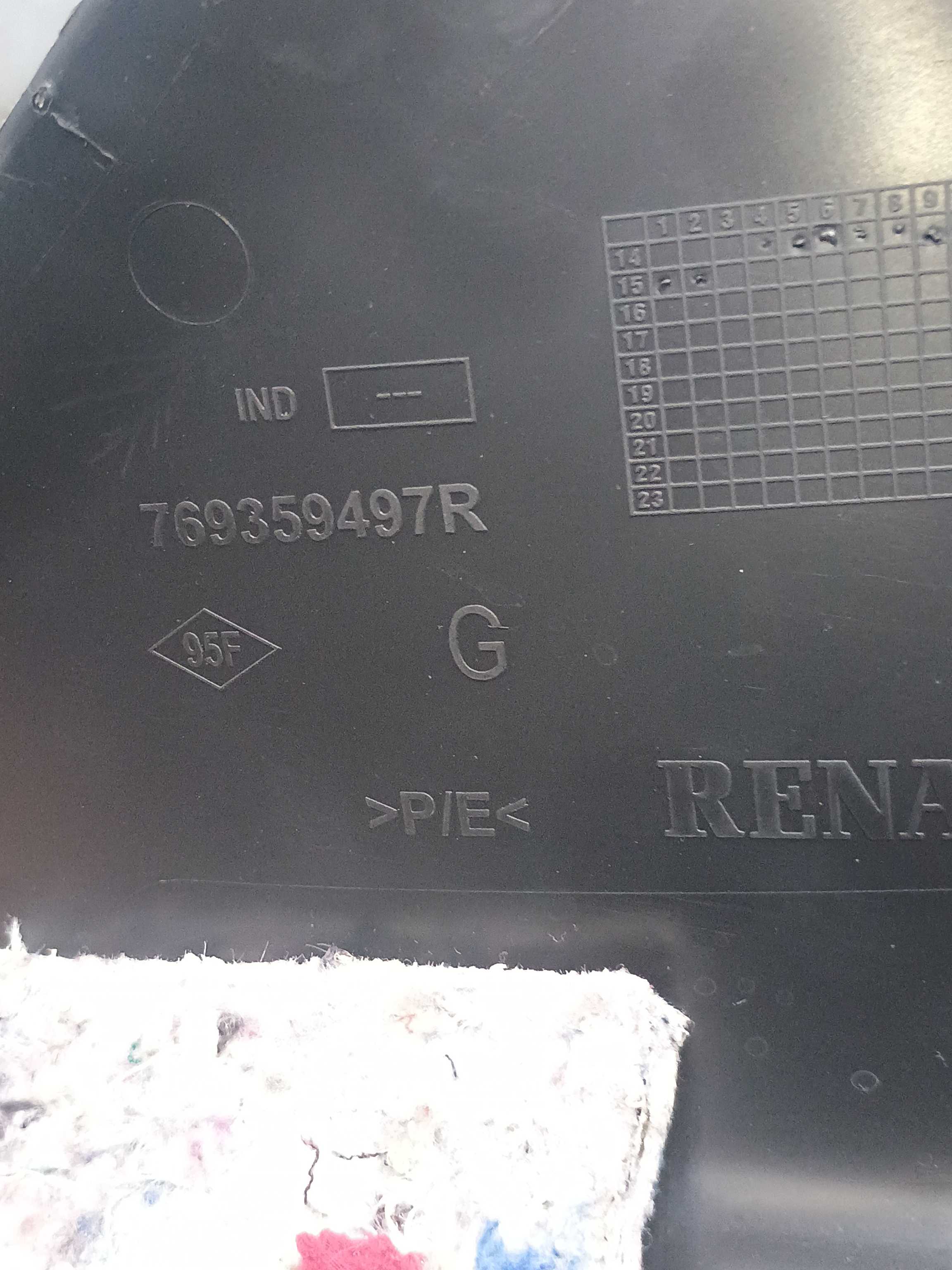 Acabamento Esquerdo Bagagito Renault Sandero 2015 769359497 3