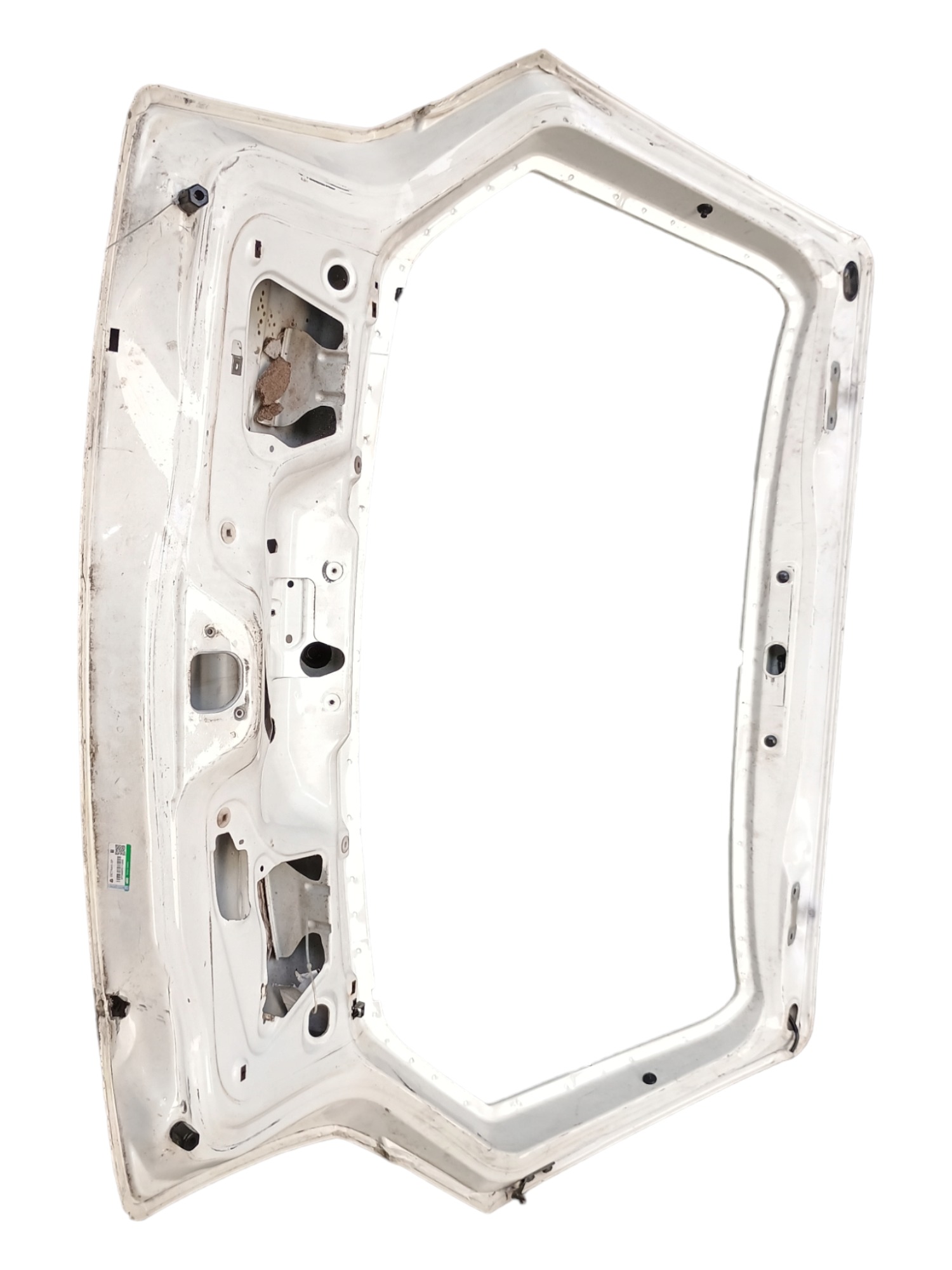 Tampa Traseira Fiat Palio 2004 Com Detalhes  Branco 4