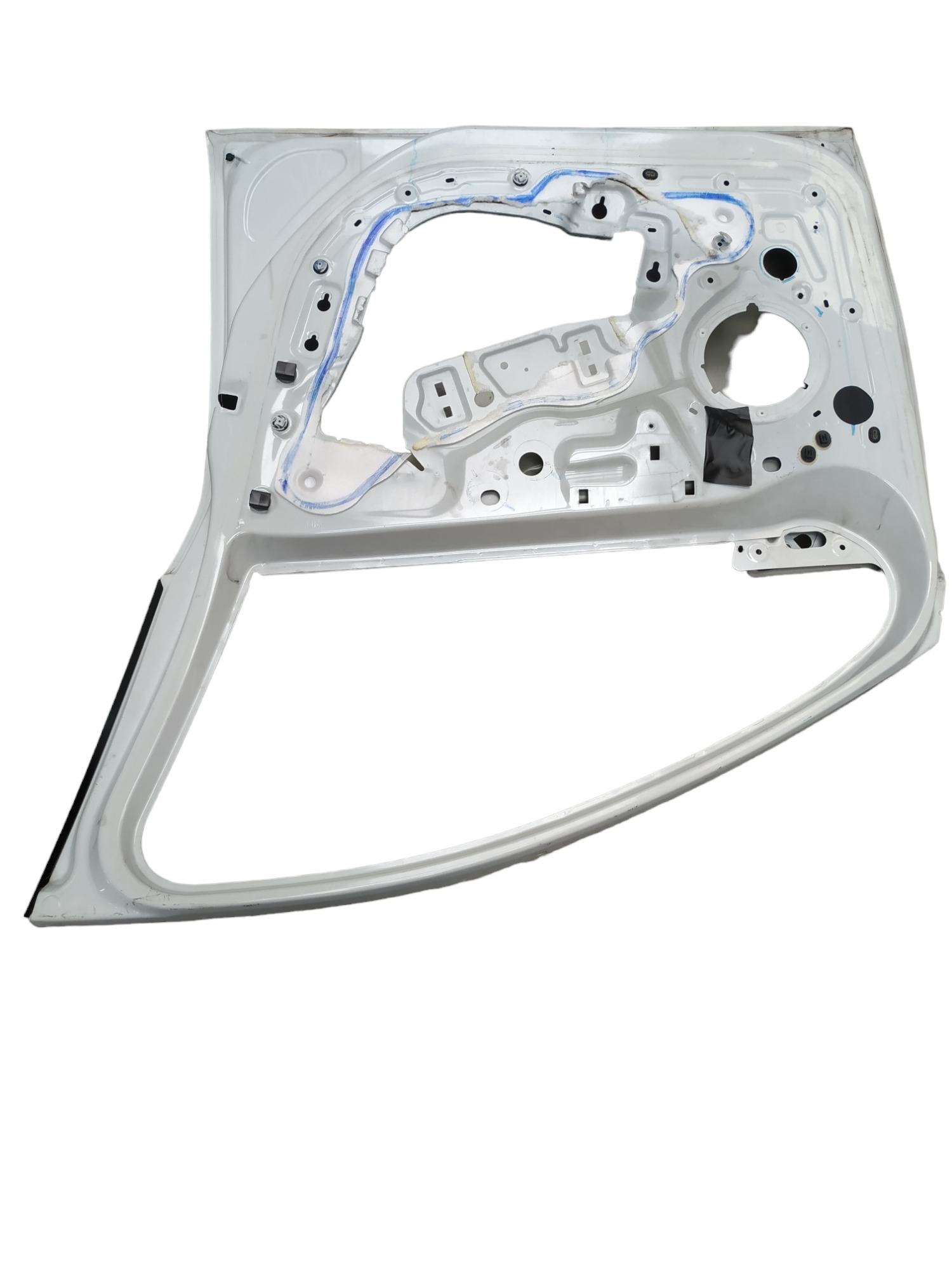 Porta Dianteira Direita Peugeot 208 2017 Com Detalhe Dianteira Direito Branca 2