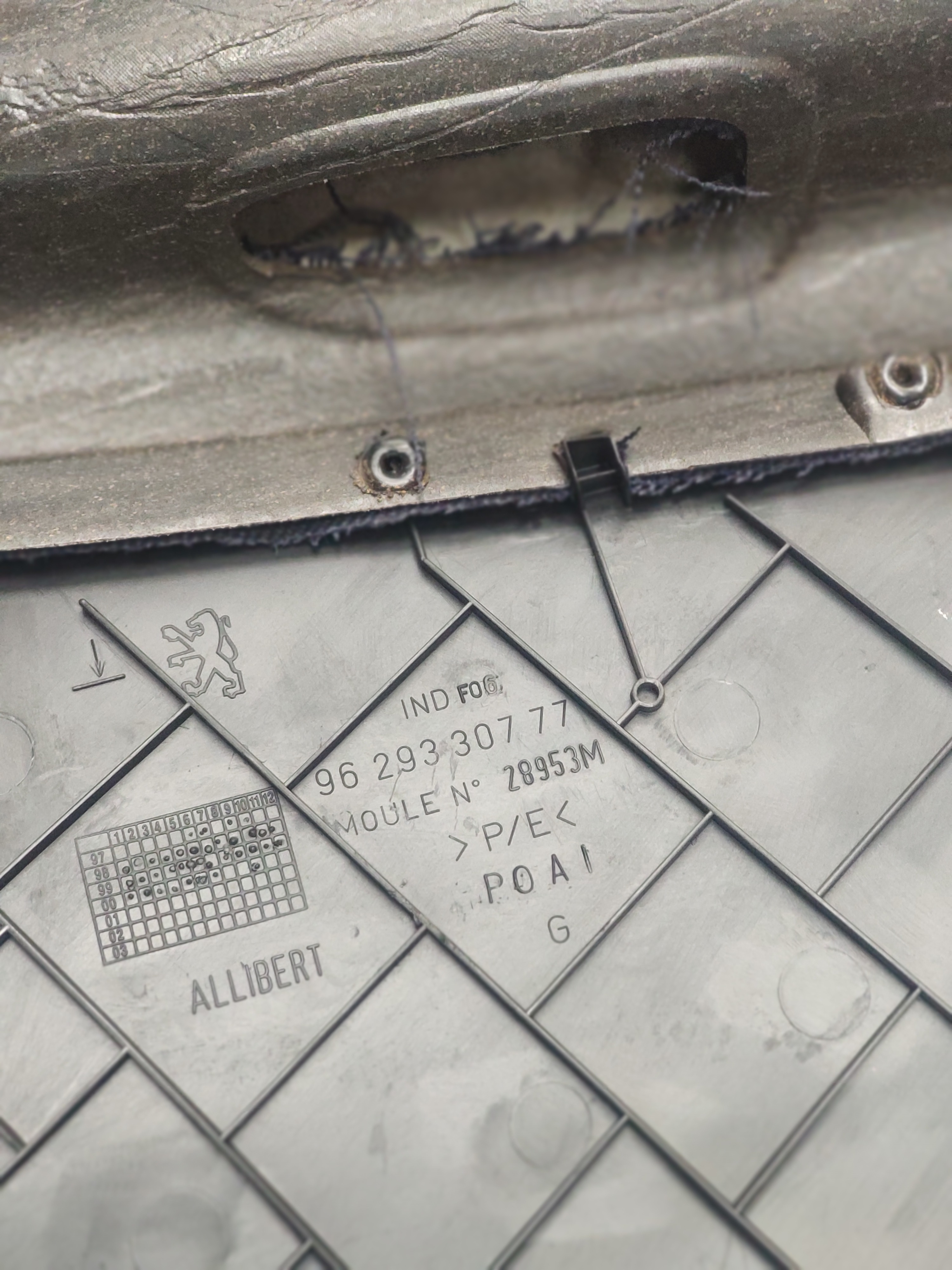 Forro Porta Traseira Esquerda Peugeot 206 4p 2006 A1 3