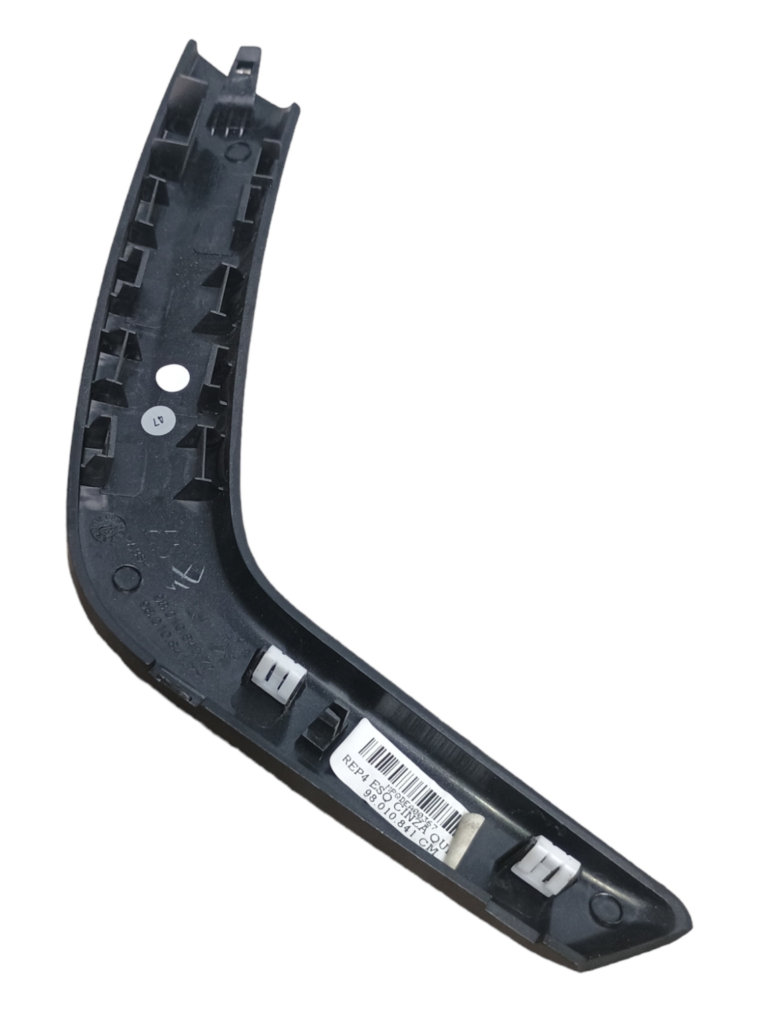 Moldura Puxador Porta Dian Esq Peugeot 208 2014 C/detalhes  Cinza 3