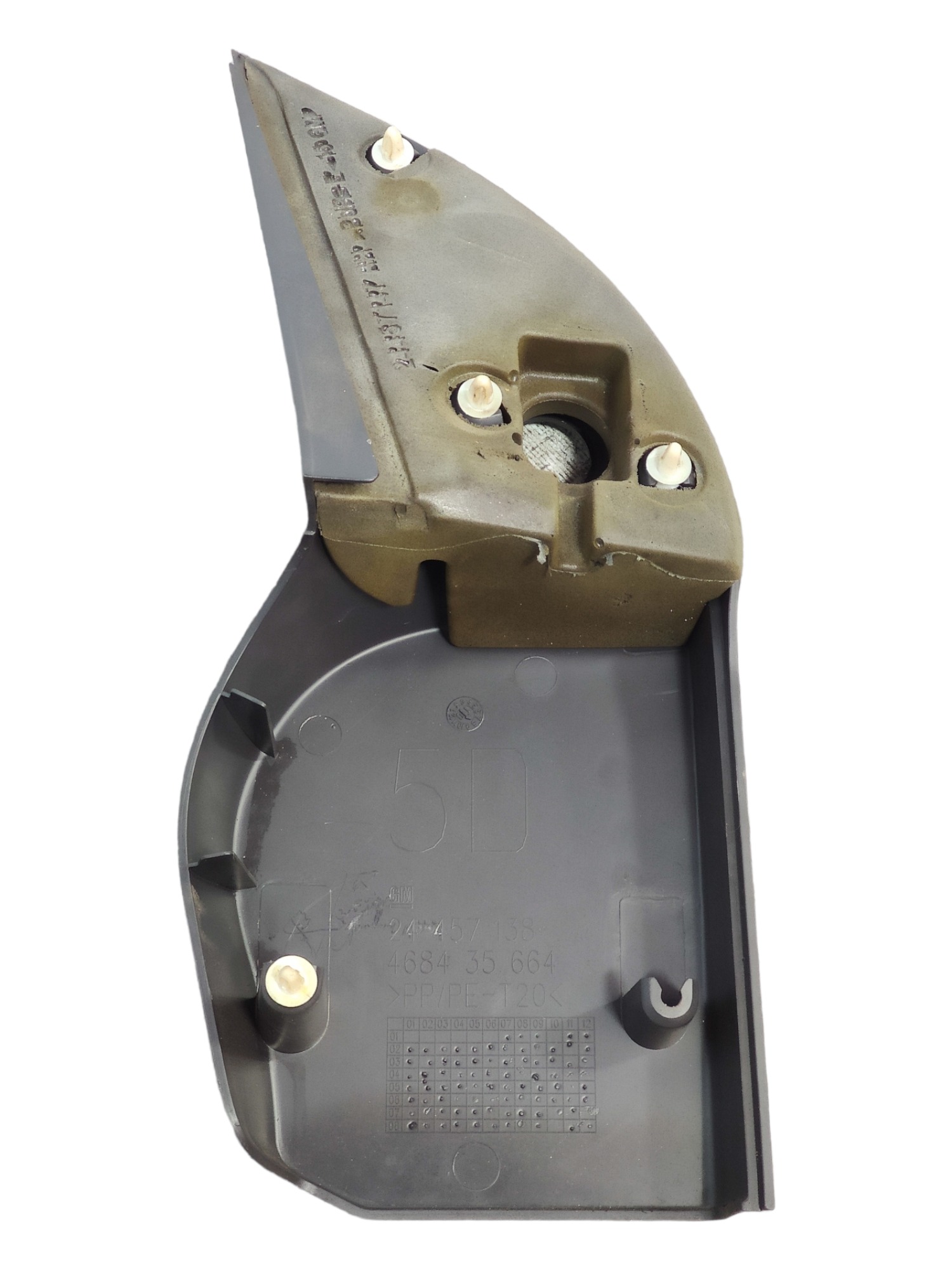 Moldura Interna Retrovisor Direito Gm Corsa 2007 24457138 2
