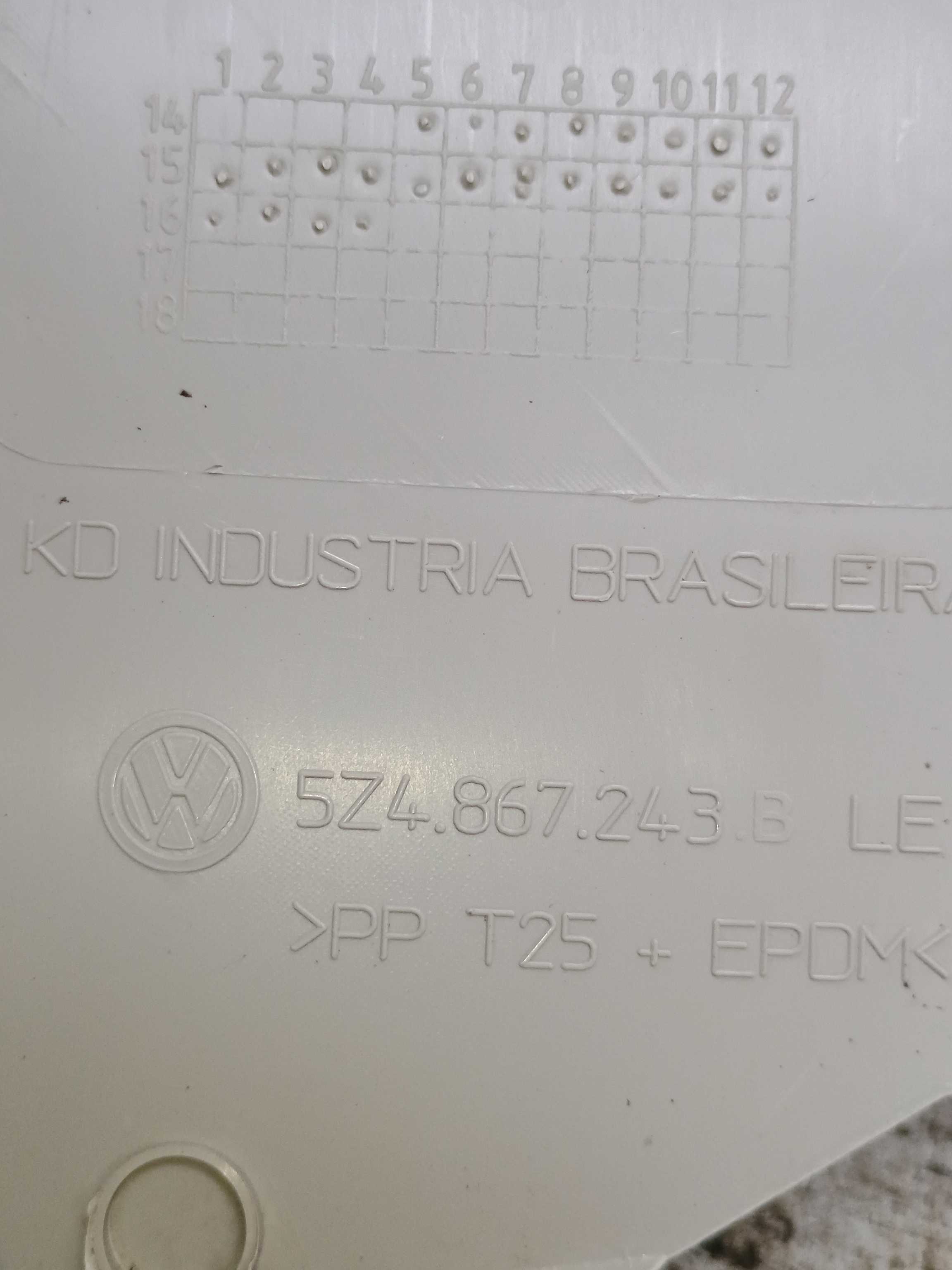 Acabamento Coluna Lateral Esquerda Vw Fox 2017 5z4867234 3