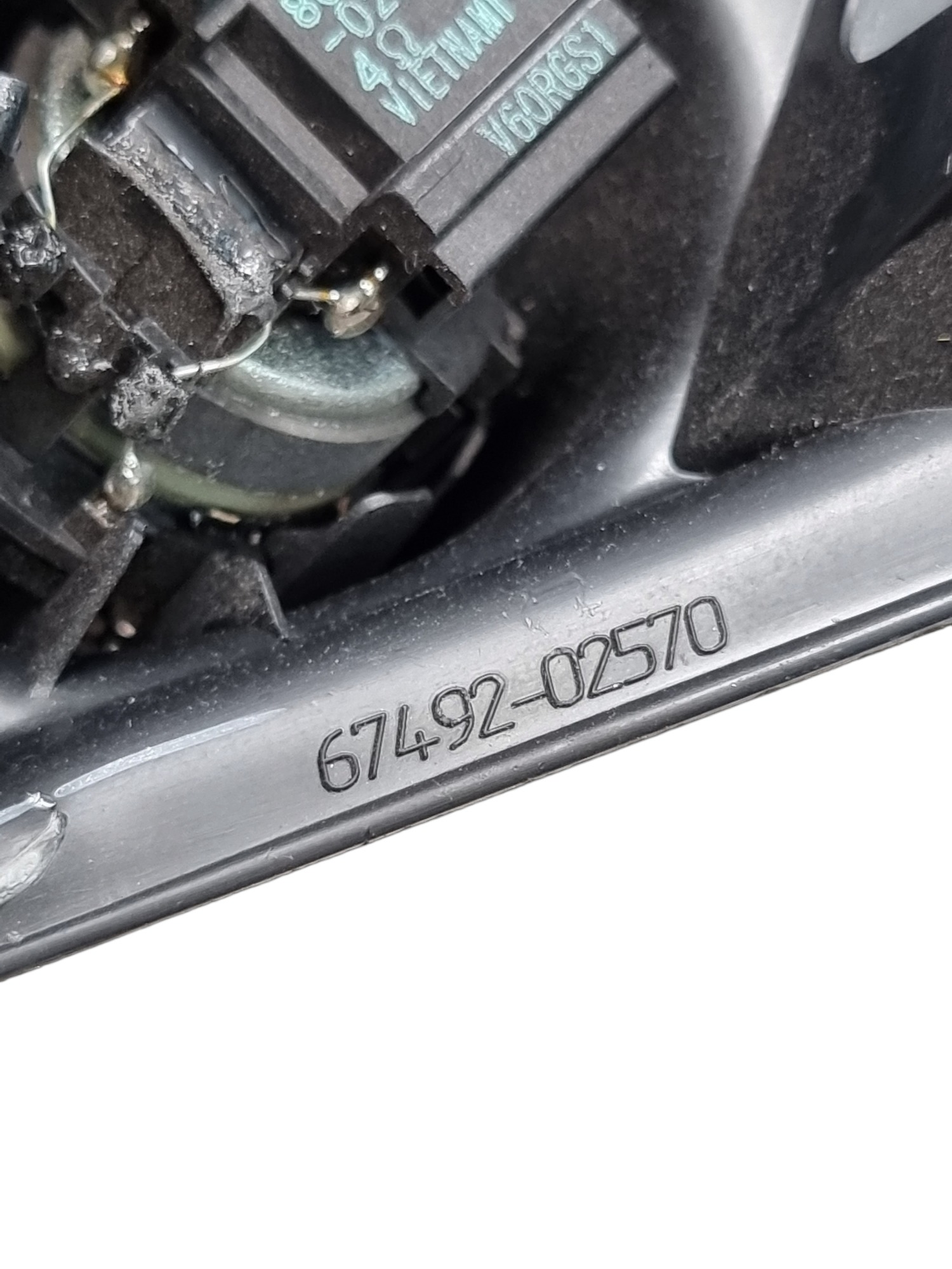 Moldura Interna Retrovisor Dir Corolla Xei 2018 6749202570 4
