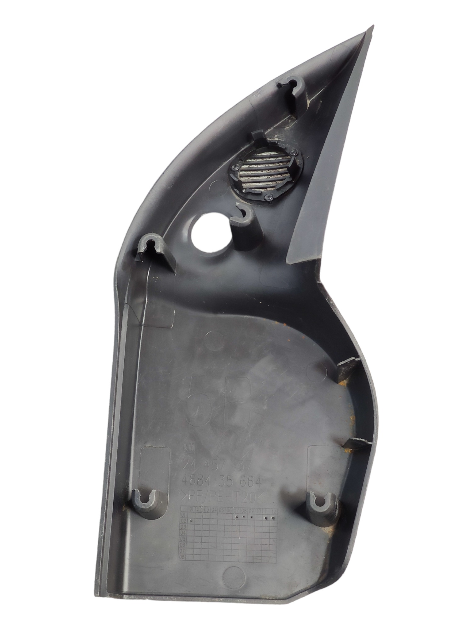 Moldura Interna Retrovisor Esquerdo Gm Corsa 2003 24457137 2
