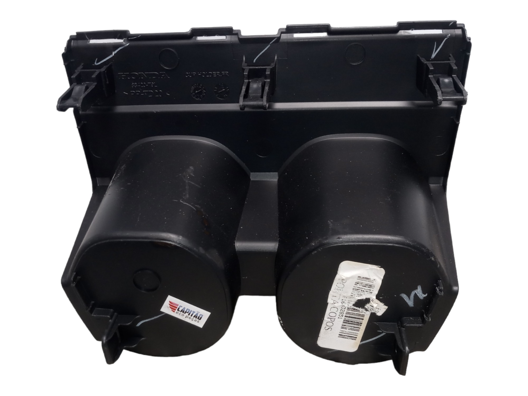 Porta Copos Console Honda City 1.5 2015 Preto 3