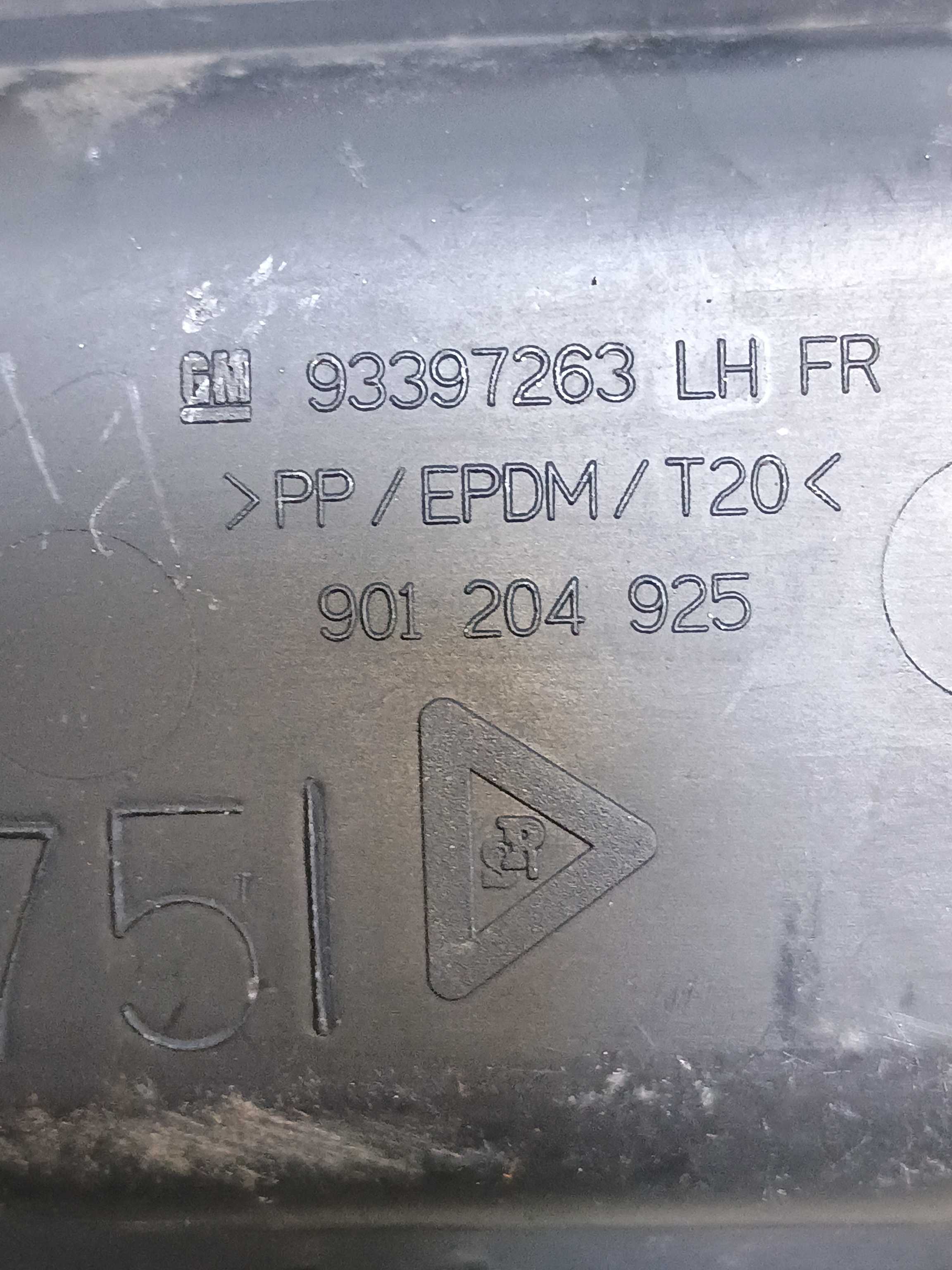 Moldura Maçaneta Interna Dianteira Esq Gm Meriva 1.8 2005 3