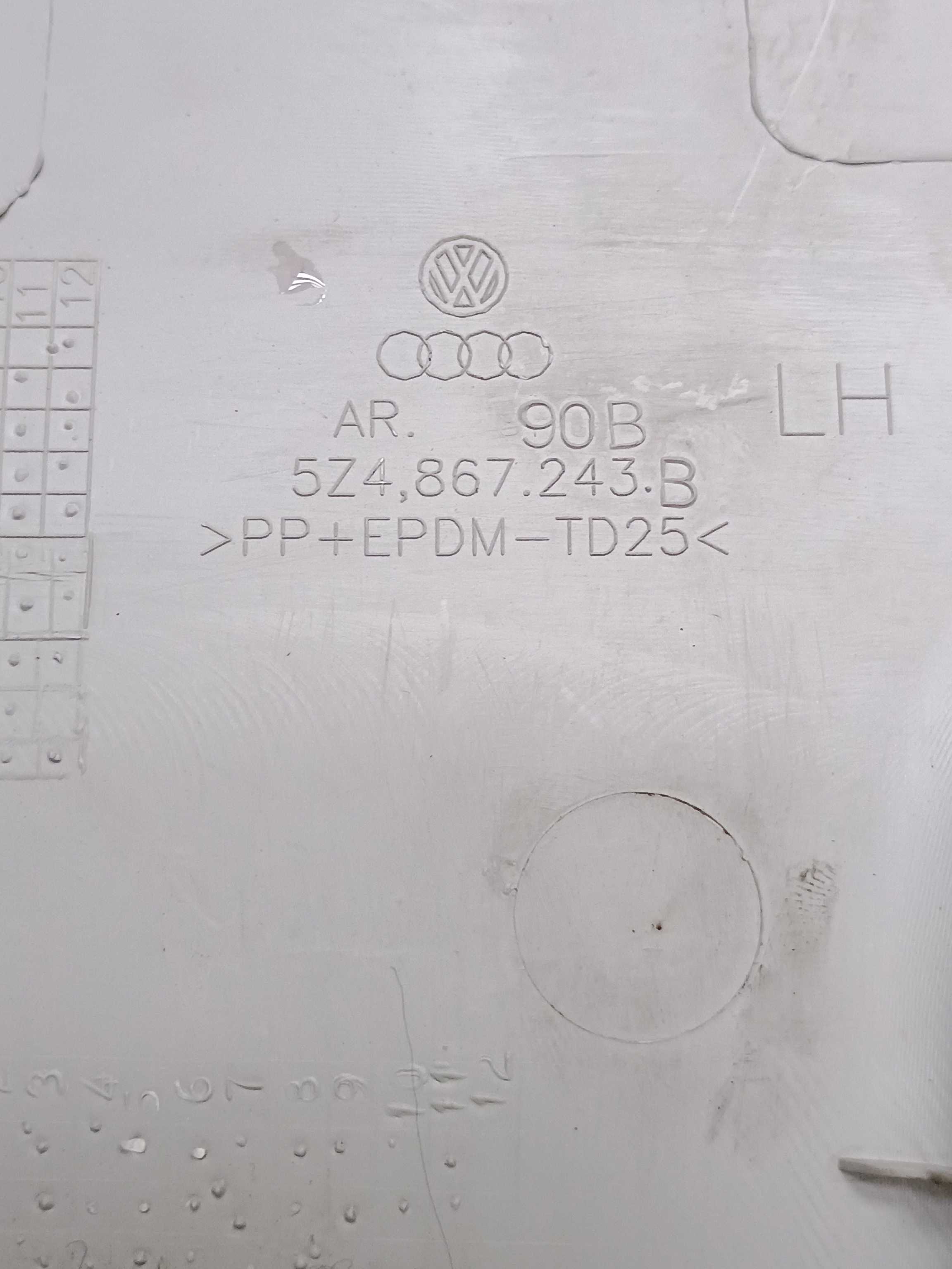 Moldura Coluna Lateral Esquerda Vw Spacefox 2018 5z4867243b 3