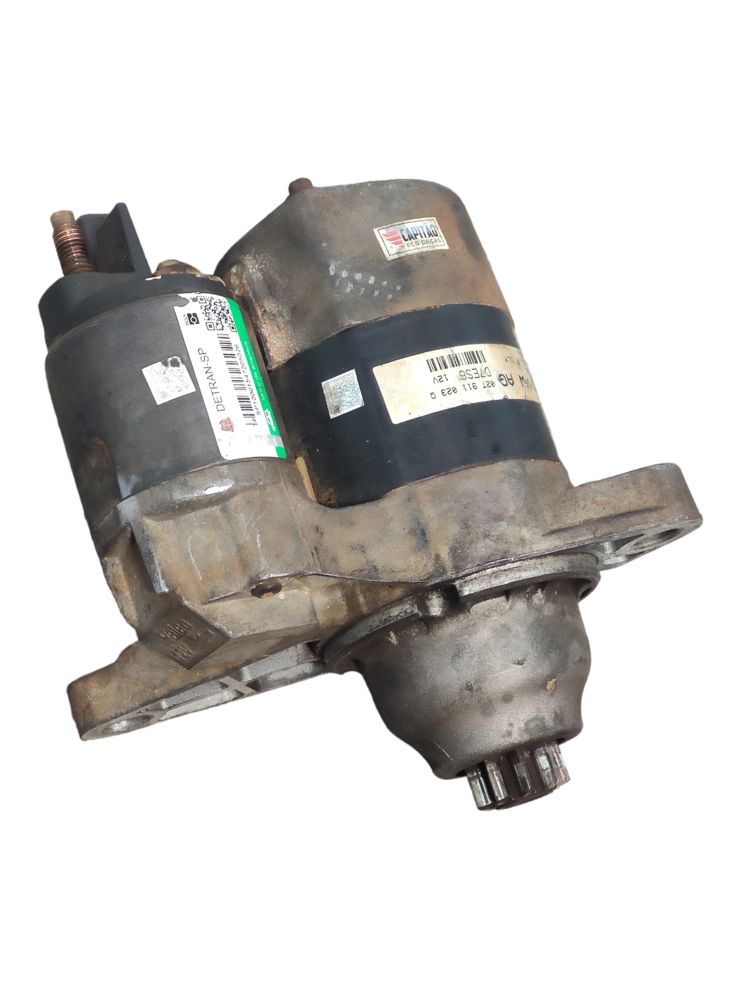 Motor De Arranque Vw Gol Trend 1.0 8v 2009 02t911023q 3