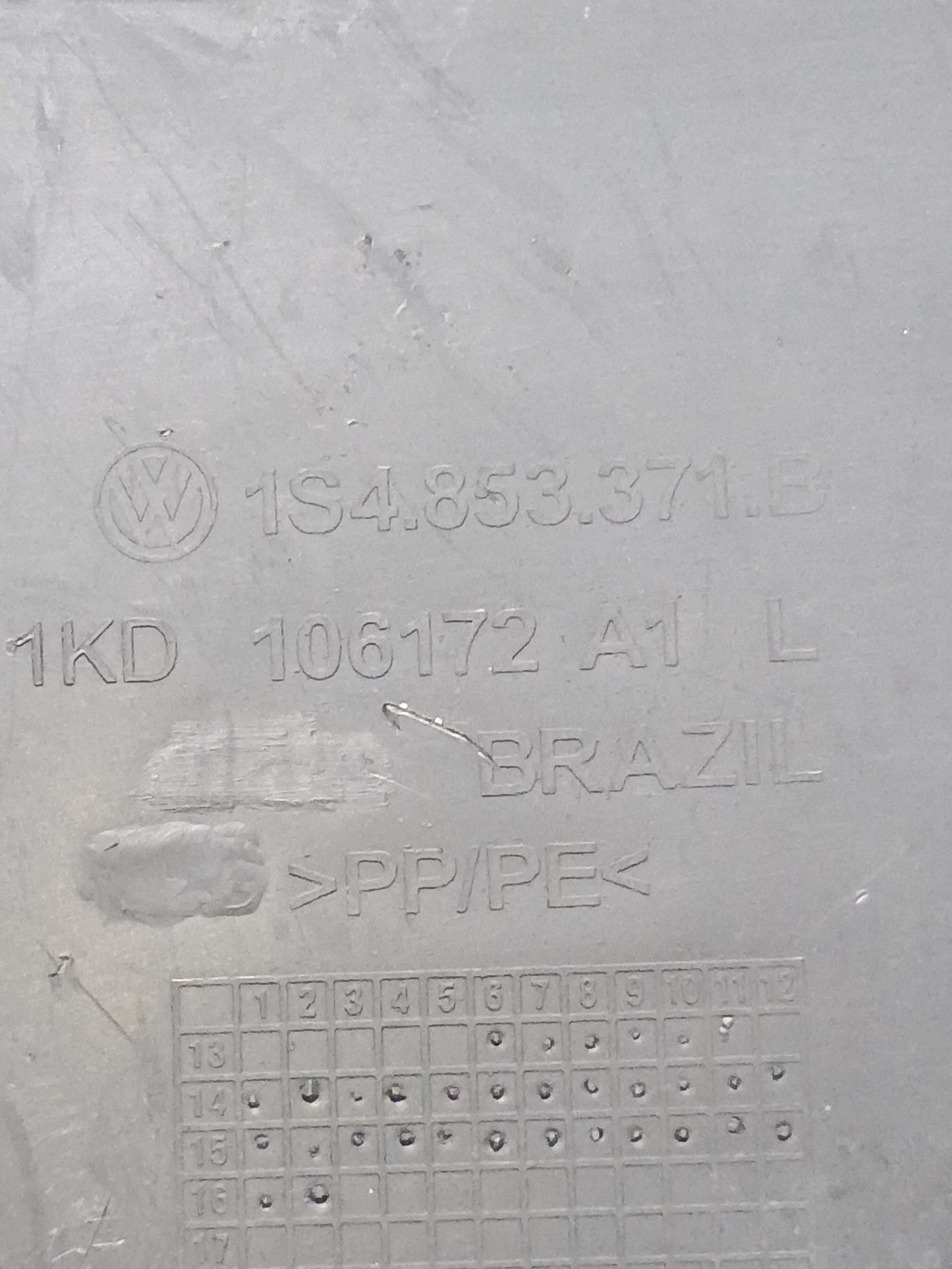 Soleira Porta Dianteira Esquerda Vw Up 2015 1s4853371b 3