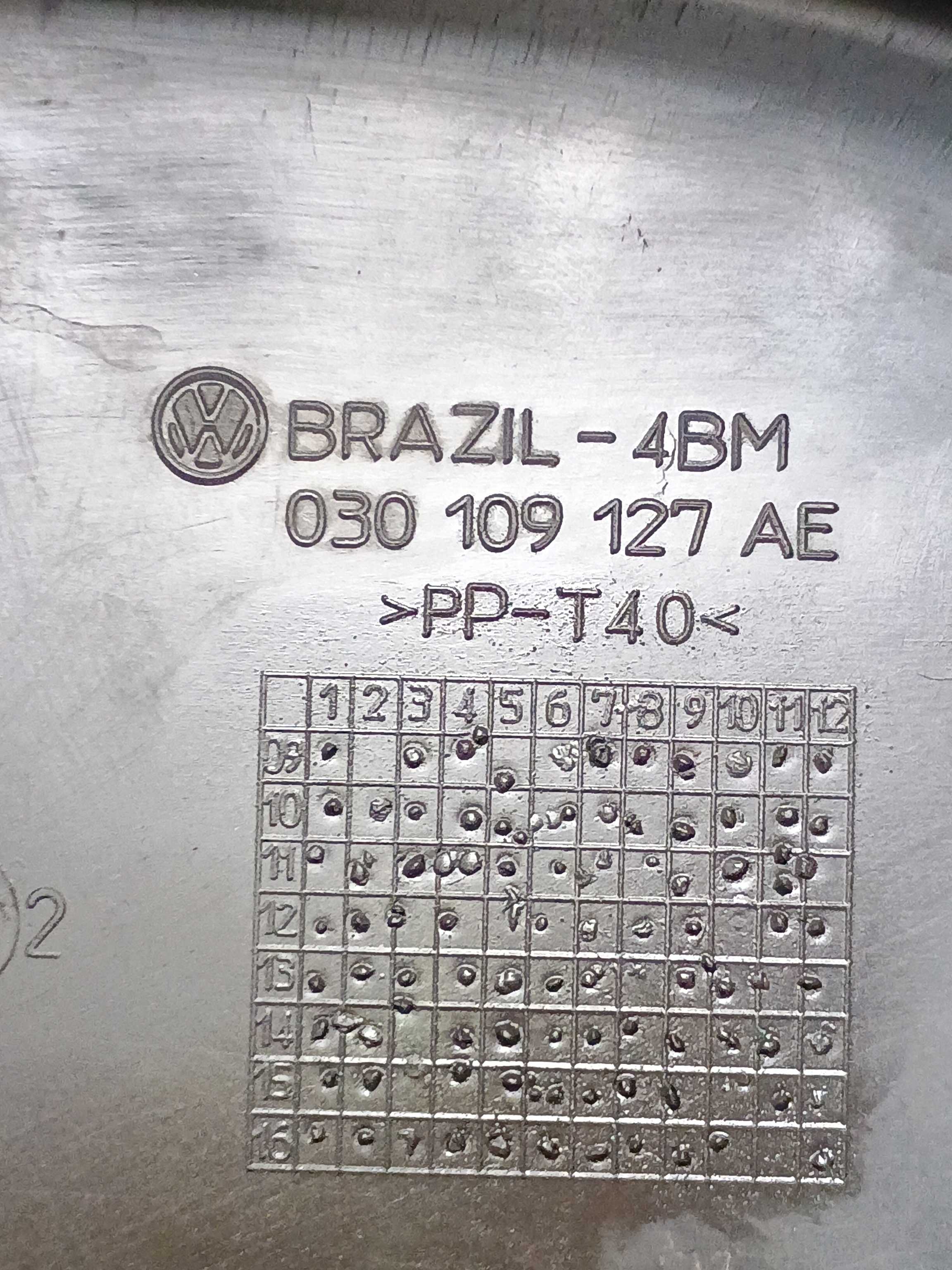 Capa Inferior Correia Dentada Vw Spacefox 1.6 2018 C/detalhe 7