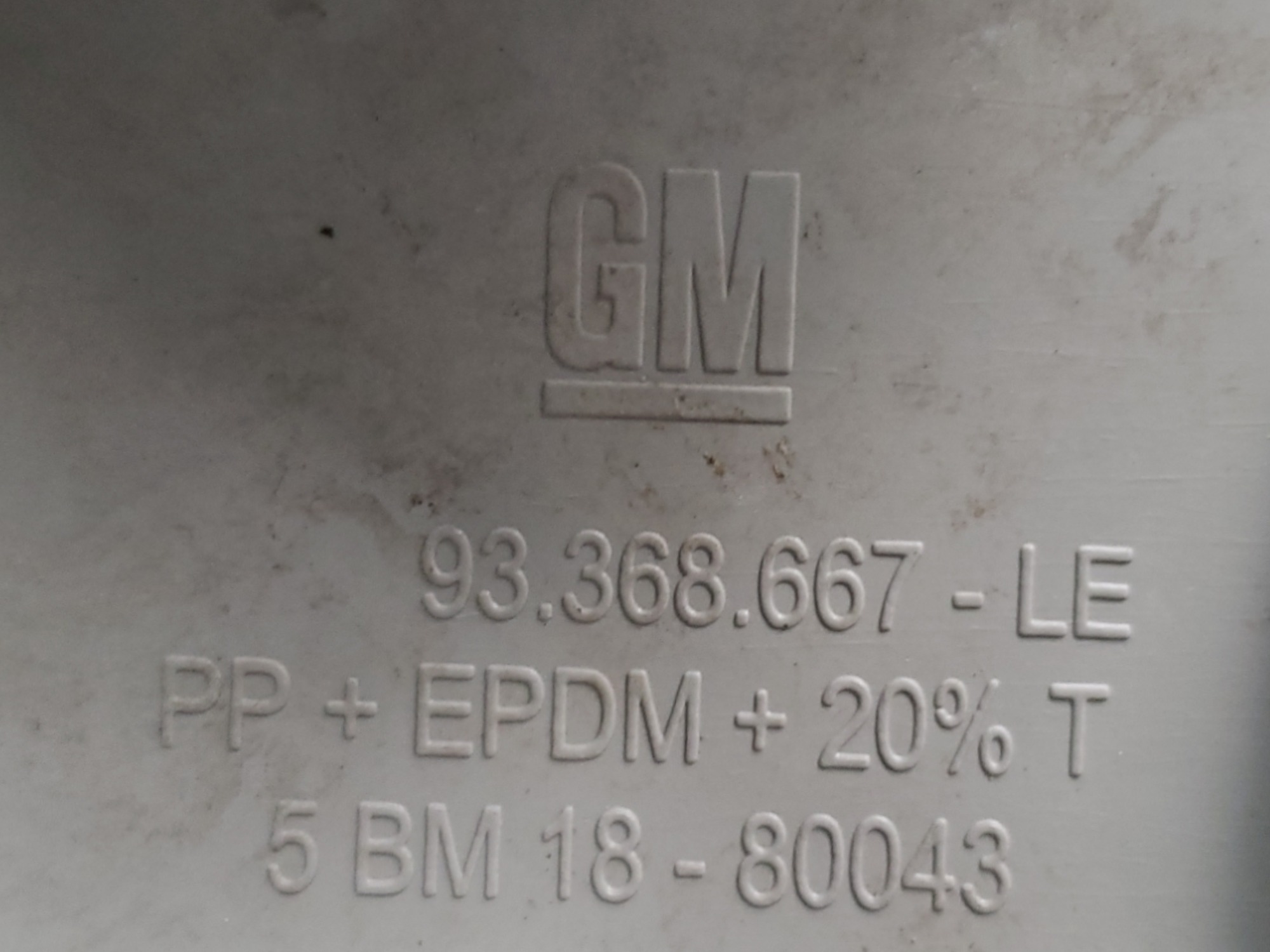 Acabamento Coluna Le Gm Meriva 2004 93368667 4