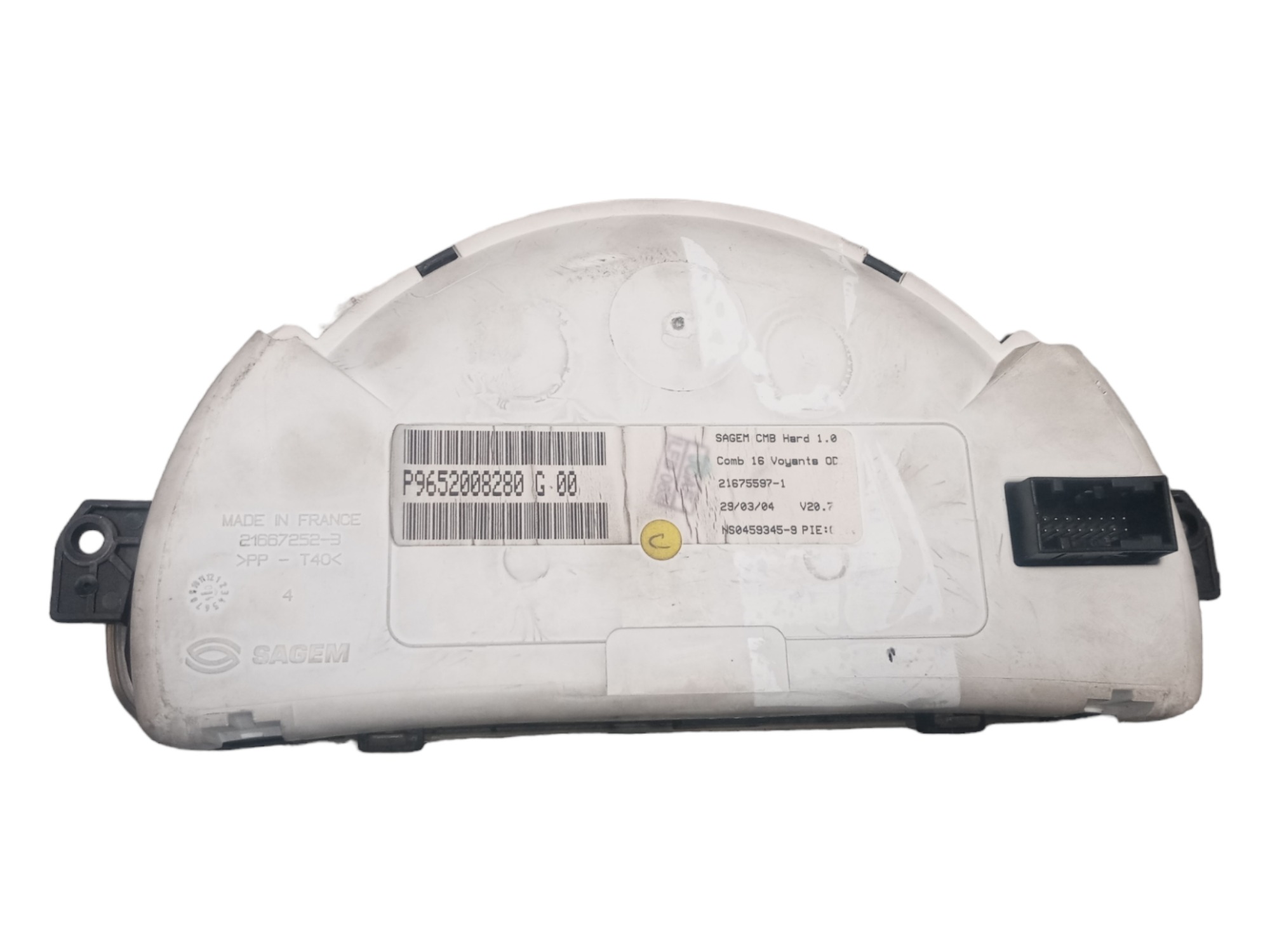 Painel de Instrumentos Citroen C3 2004 manual 4