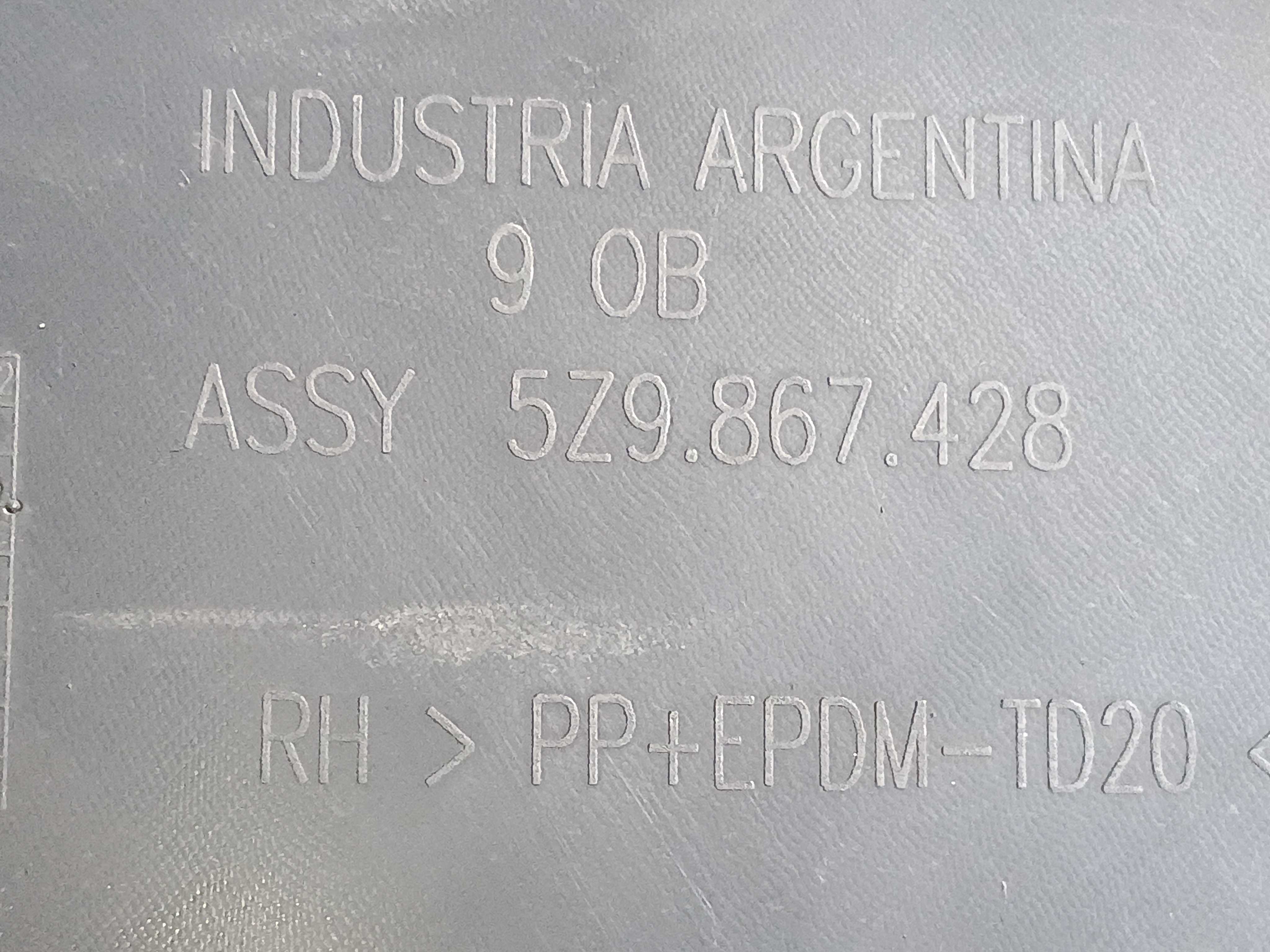 Forro Direito Porta Malas Vw Spacefox 1.6 2018 5z9867428 4